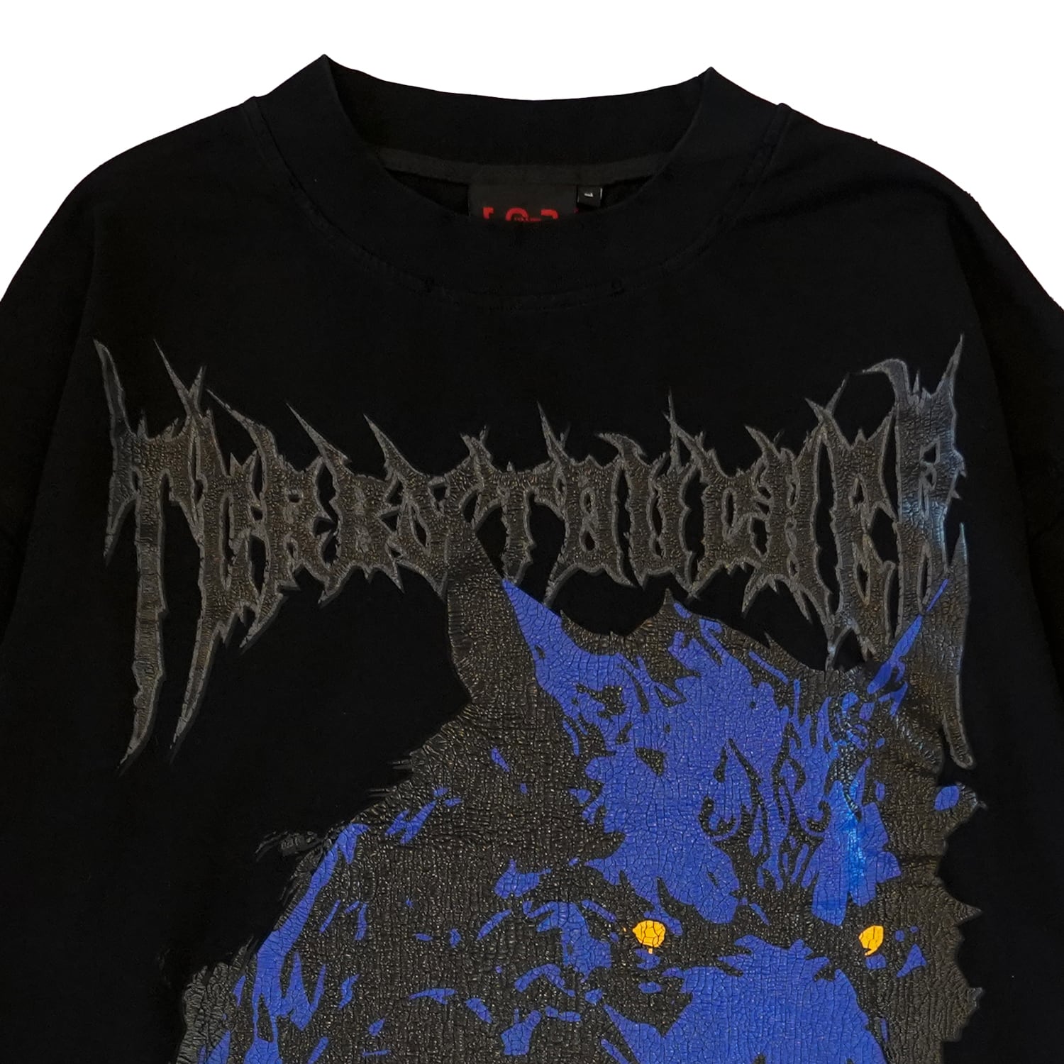 T.C.R WOLF L/S TEE - BLACK