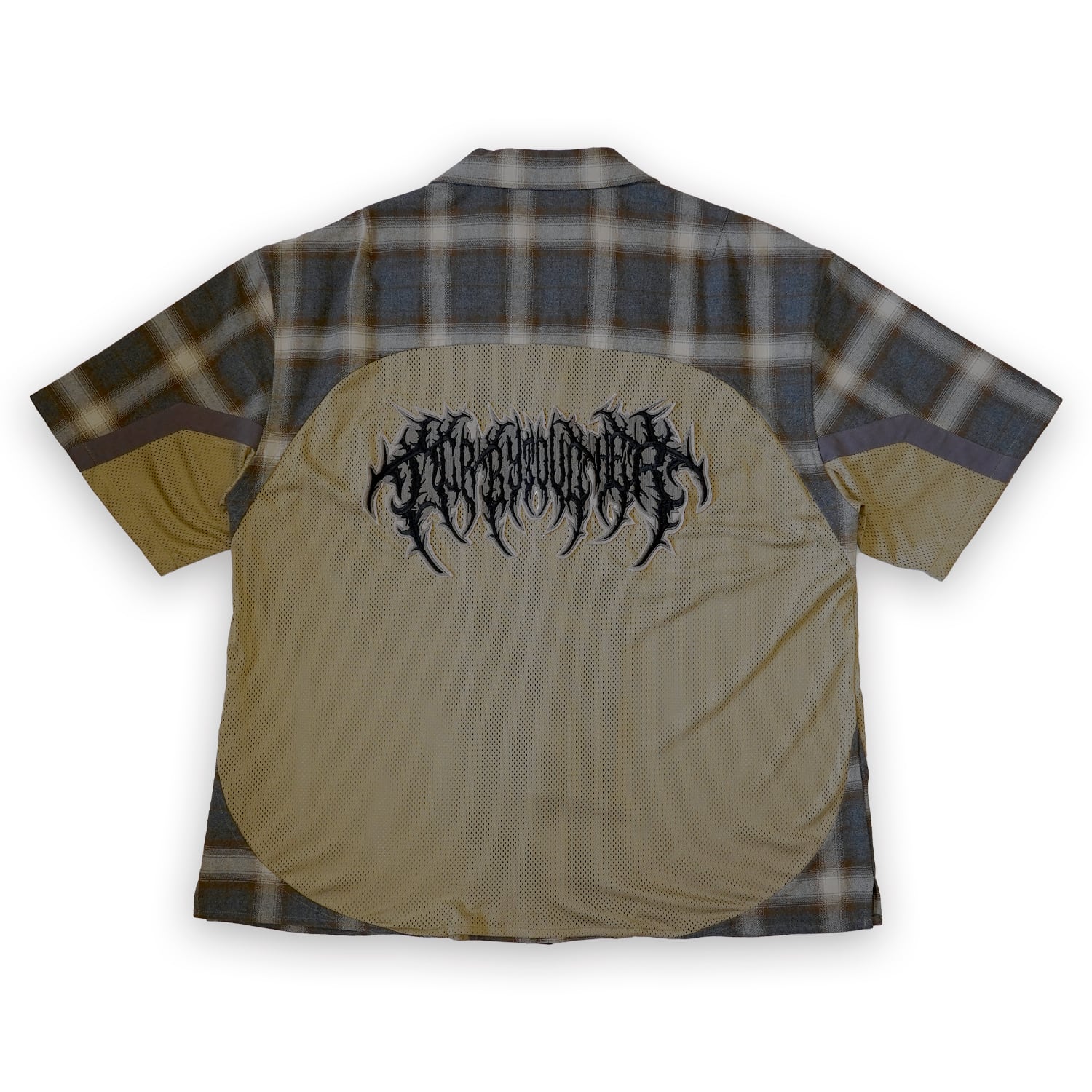 T.C.R TEMPTING MESH SHIRTS - KHAKI