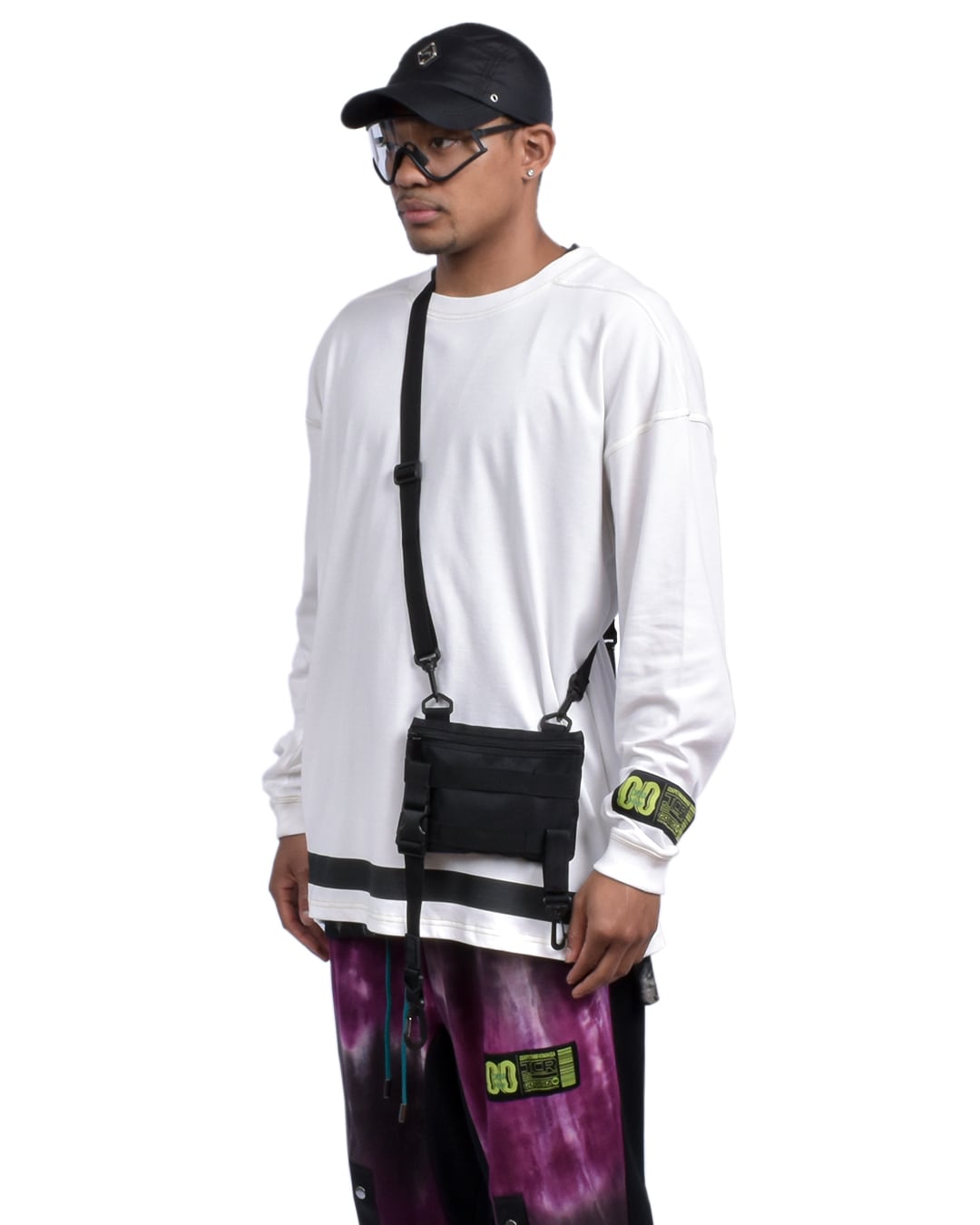 2WAY MINI SHOULDER BAG - BLACK