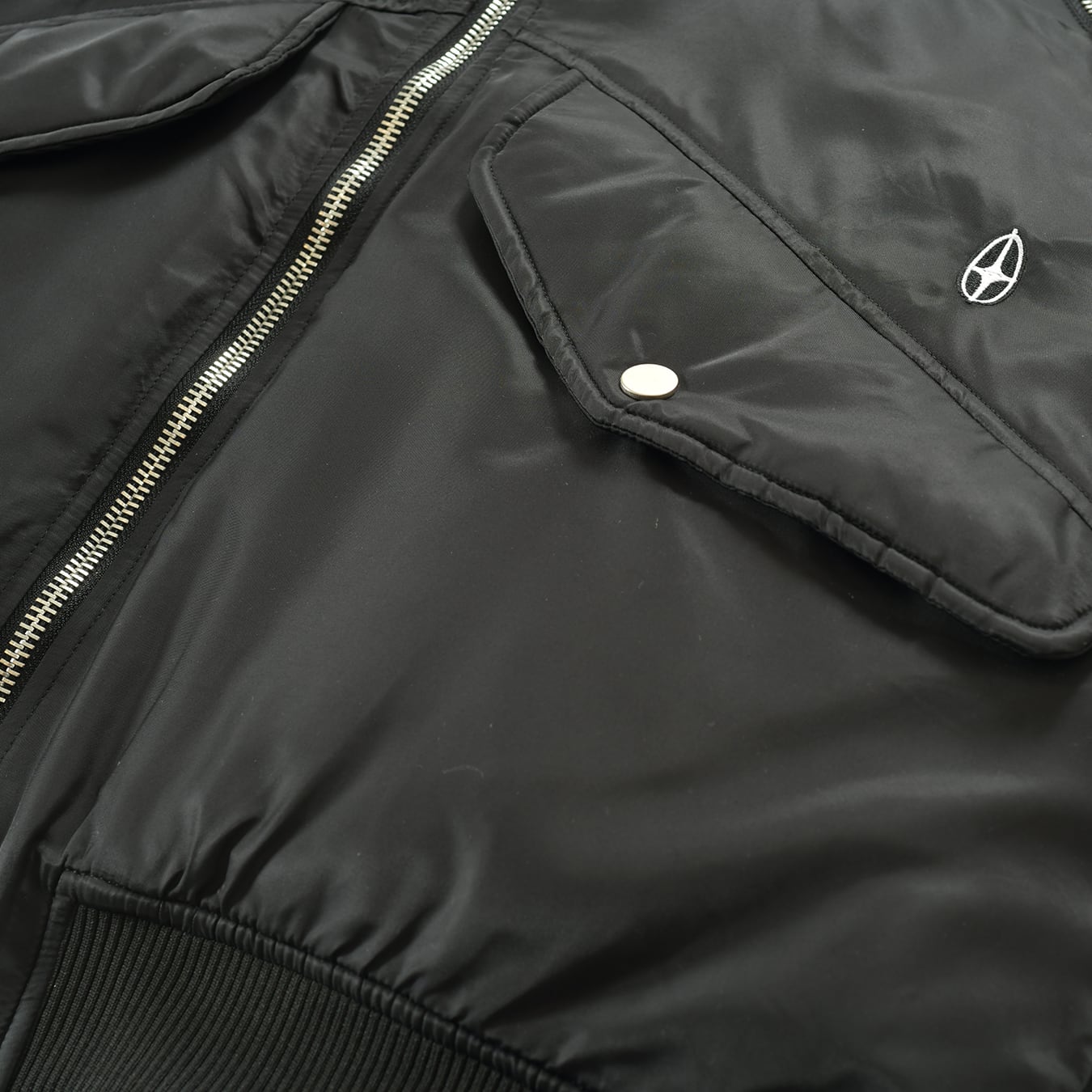 T.C.R MA-1 PADDED BOMBER JACKET - BLACK