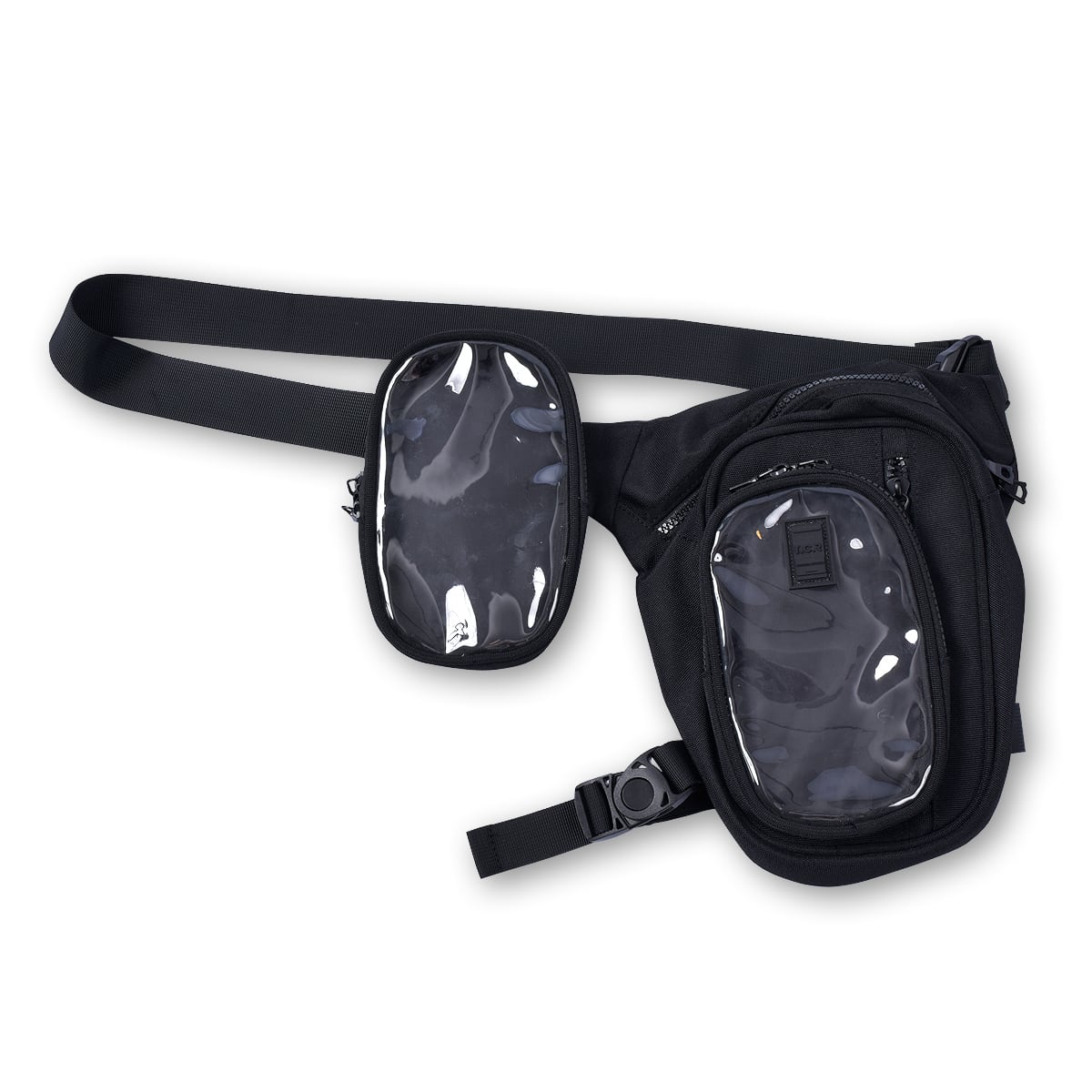 COMBINABLE MINI SHOULDER BAG - BLACK
