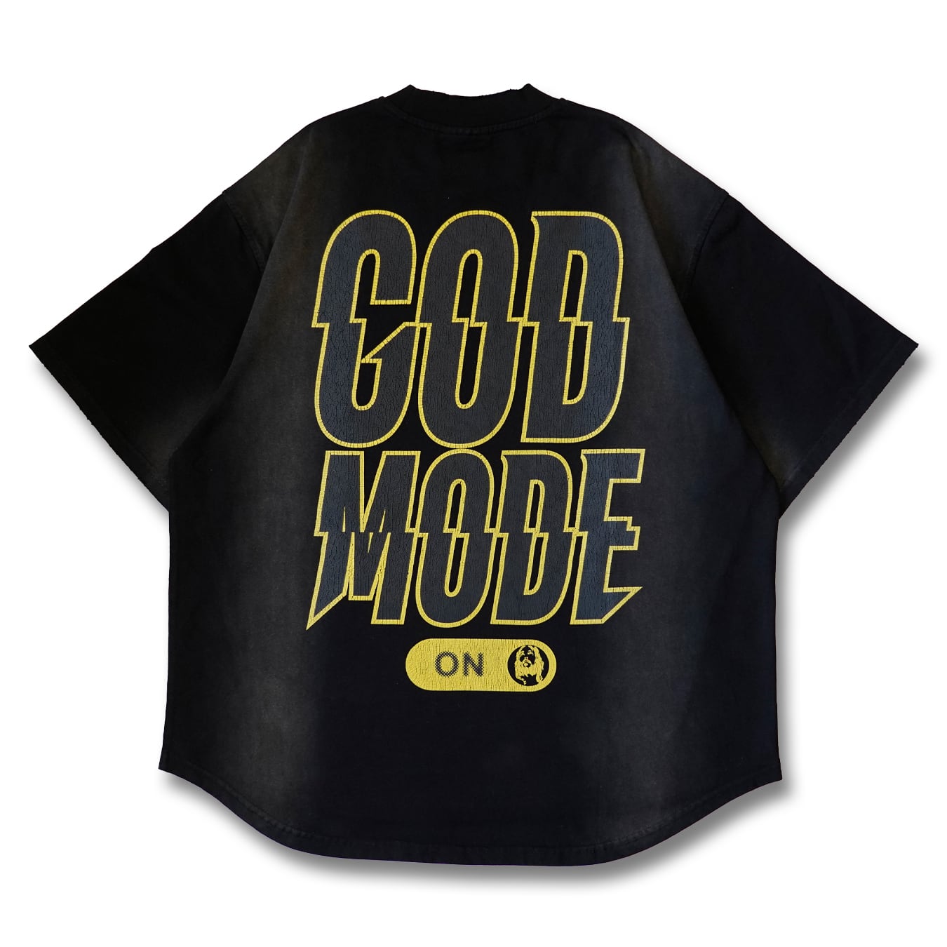 T.C.R GOD MODE DAMAGE S/S TEE - BLACK