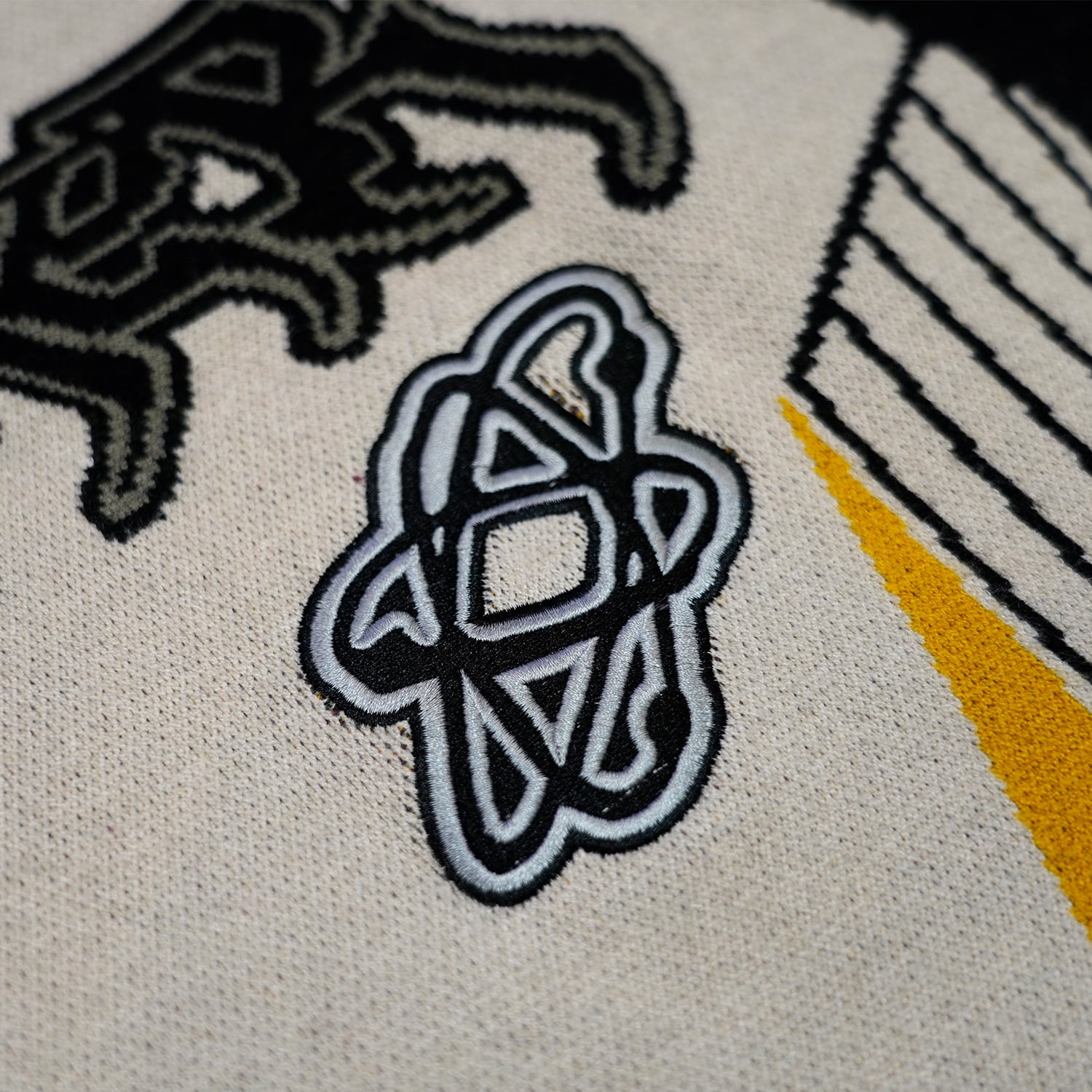 T.C.R RACING ZIP-UP KNIT SWEATER - MULTI