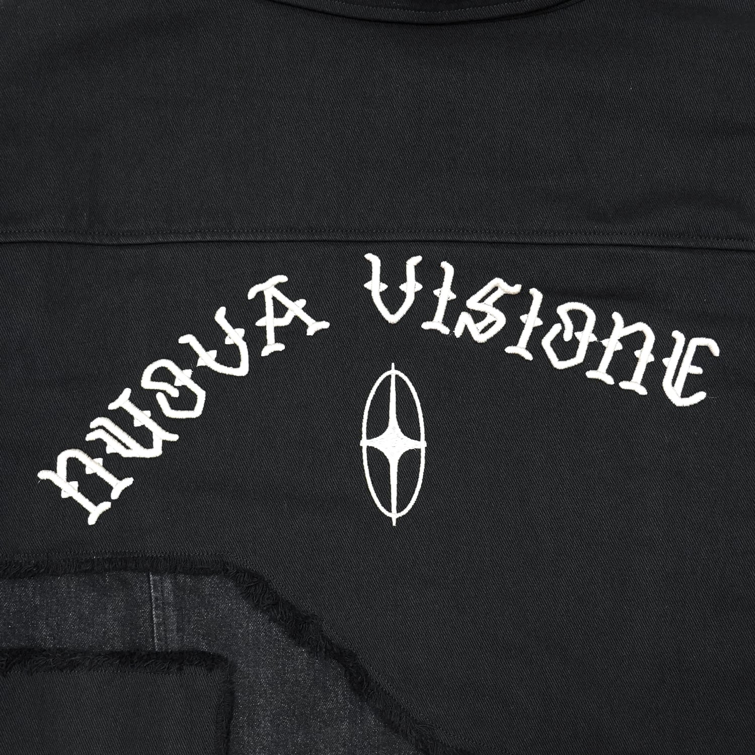 T.C.R NUOVA VISIONE CONTRAST DISTRESSED JACKET - BLACK