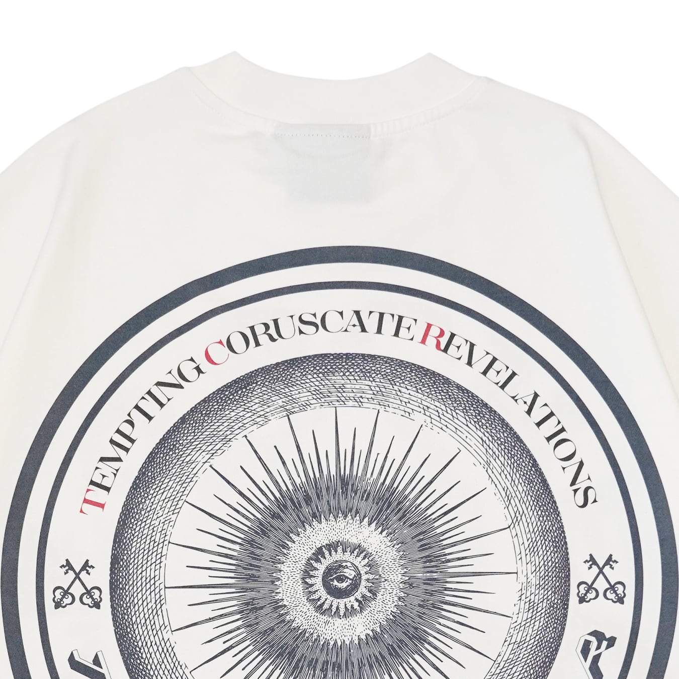 T.C.R JESUS CIRCLE LOGO S/S TEE - WHITE