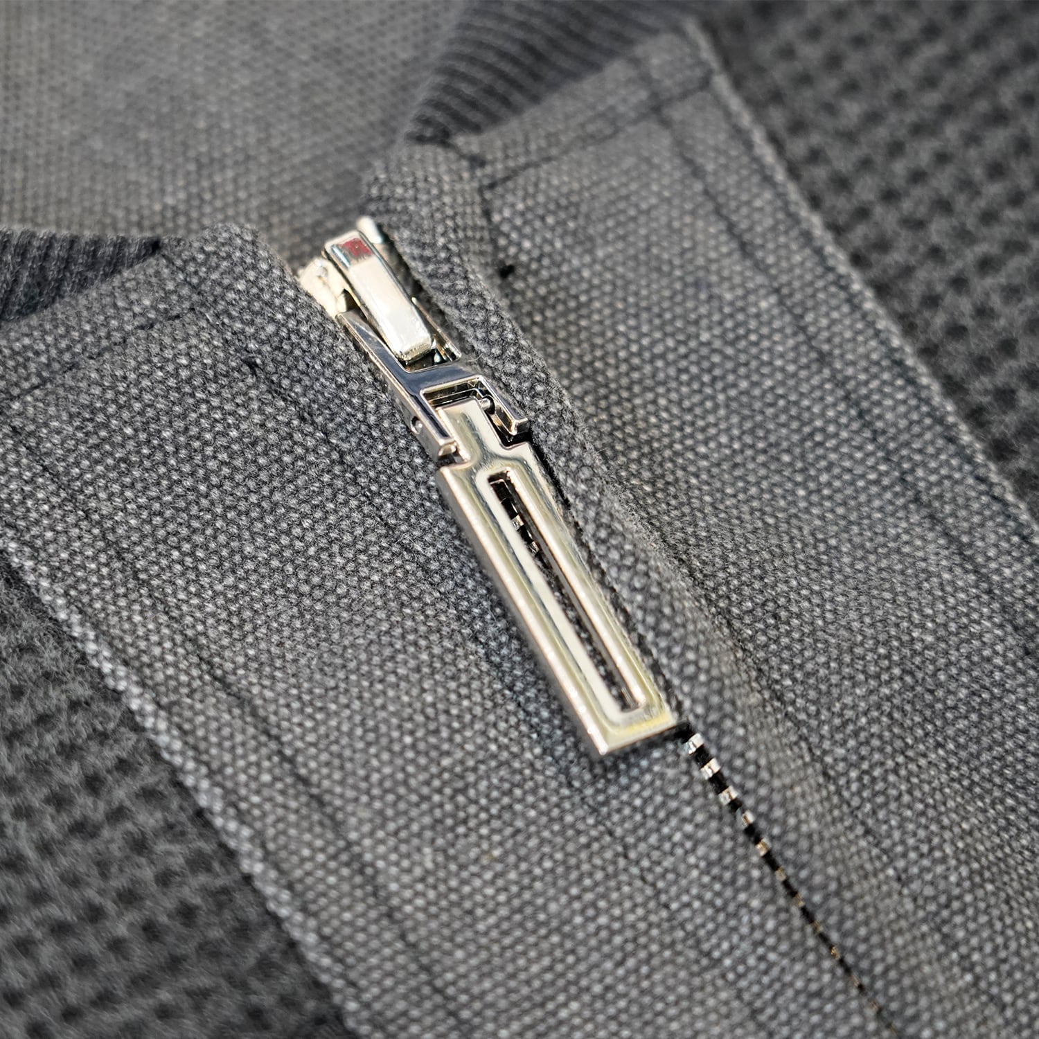 T.C.R DISTRESSED SPLICED BLOUSON - GRAY