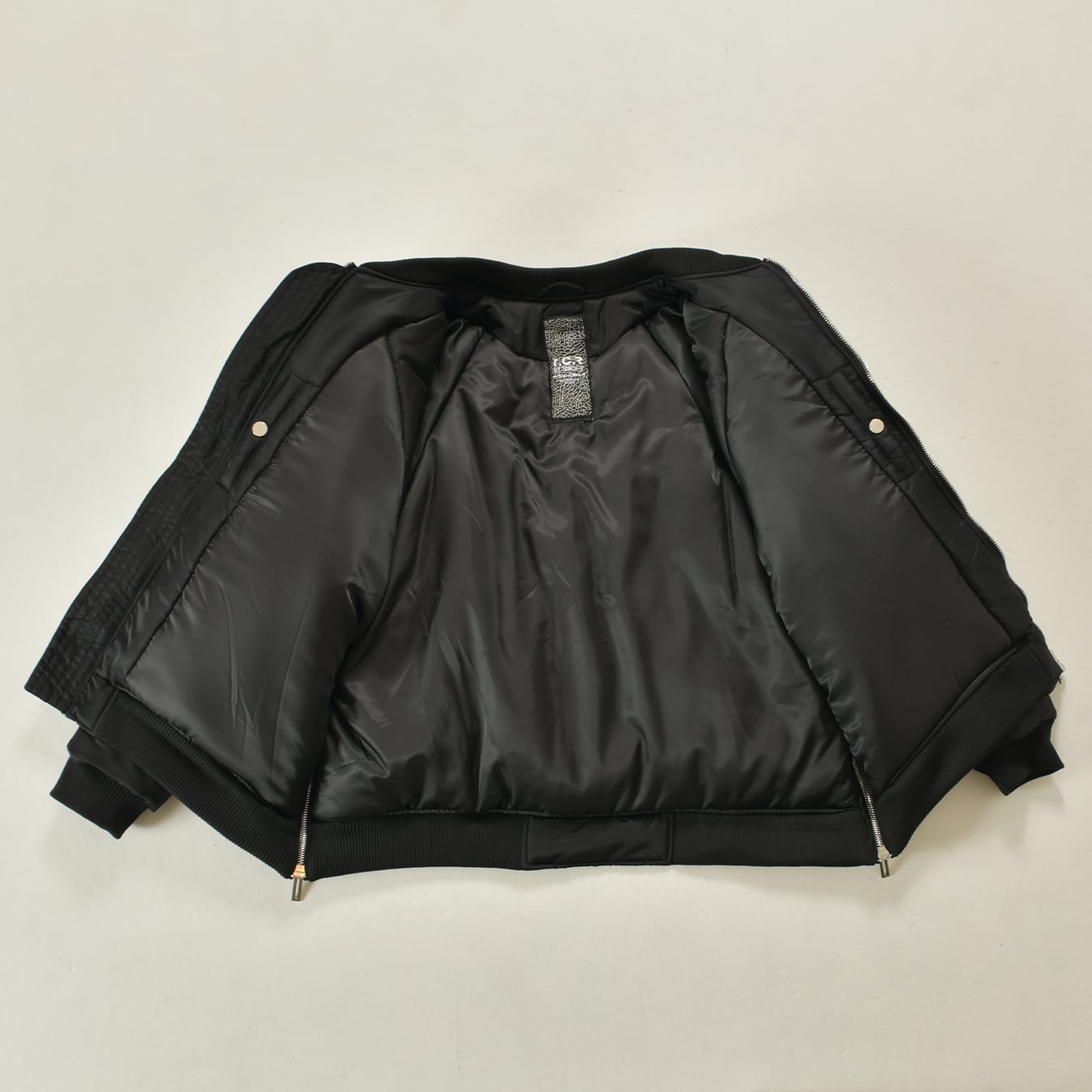 T.C.R MA-1 PADDED BOMBER JACKET - BLACK
