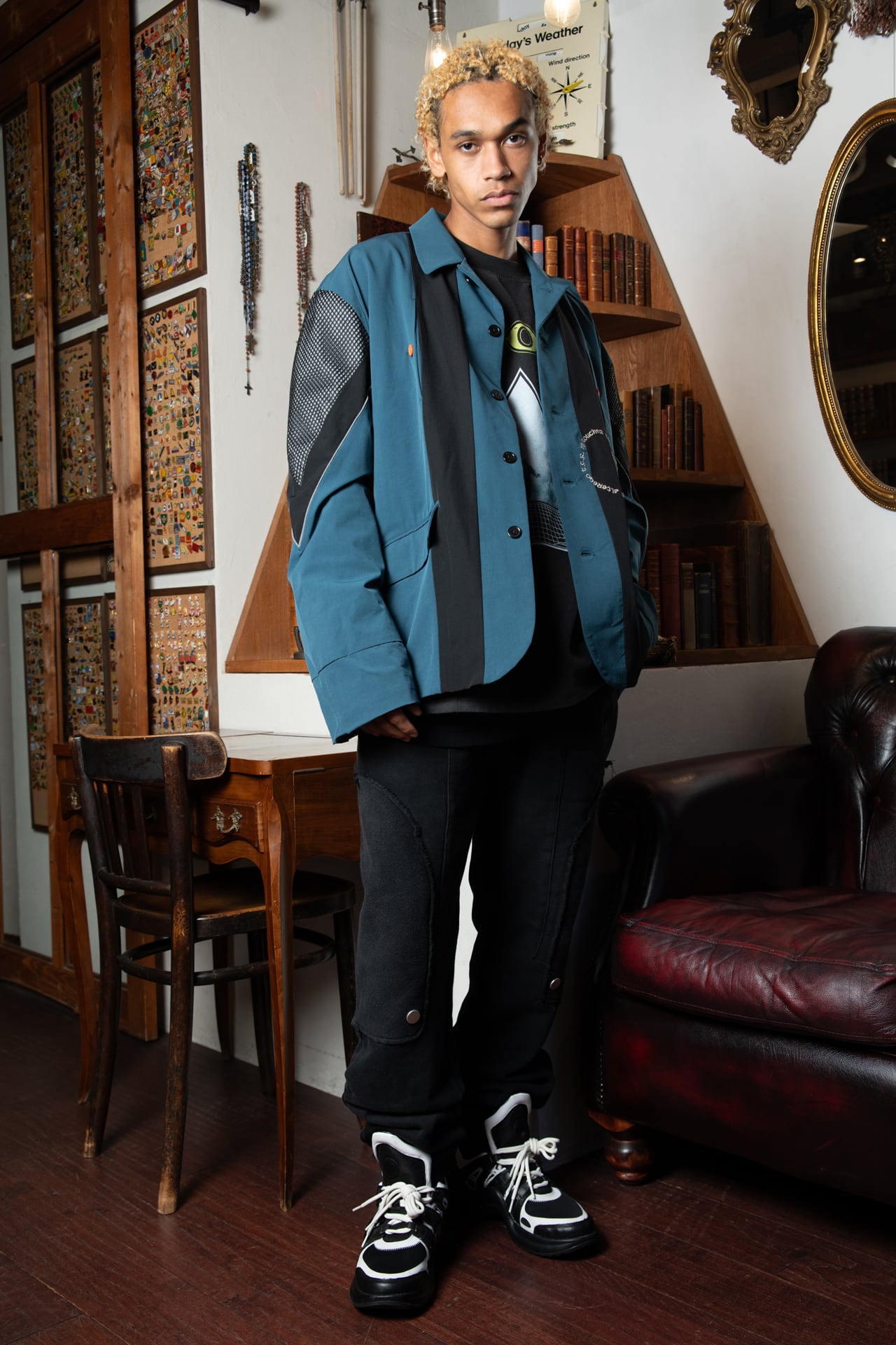 T.C.R EQUIPMENT TAILORED JACKET V2 - BLUE GREEN