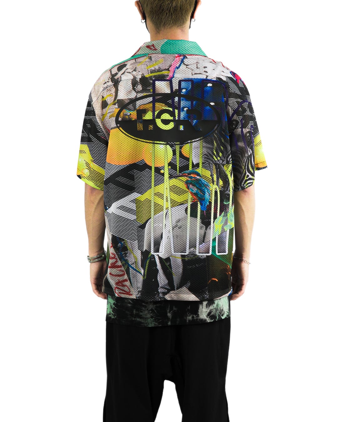 T.C.R PARADISE ALL OVER MESH SHIRT V2 - MULTI