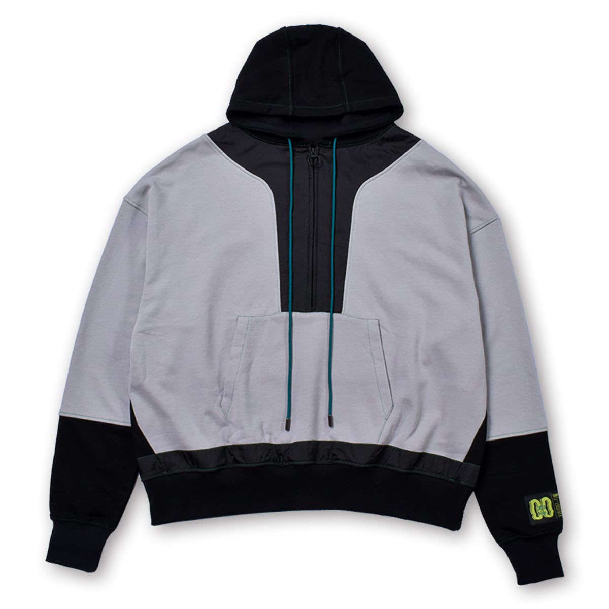 TCR ESSENTIAL TECH HOODIE  - GRAY/BLACK
