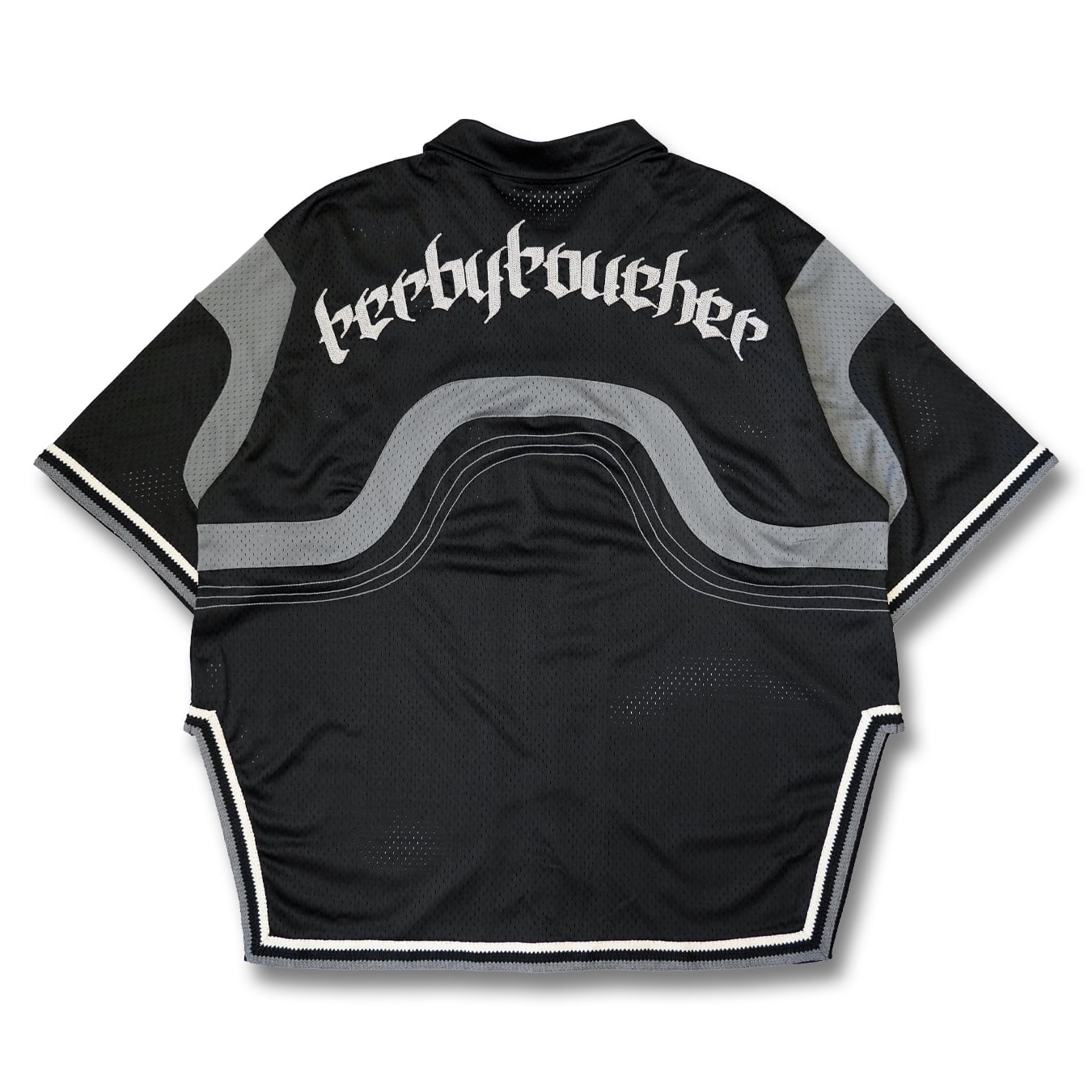 T.C.R CNTRL MESH SHIRTS - BLACK