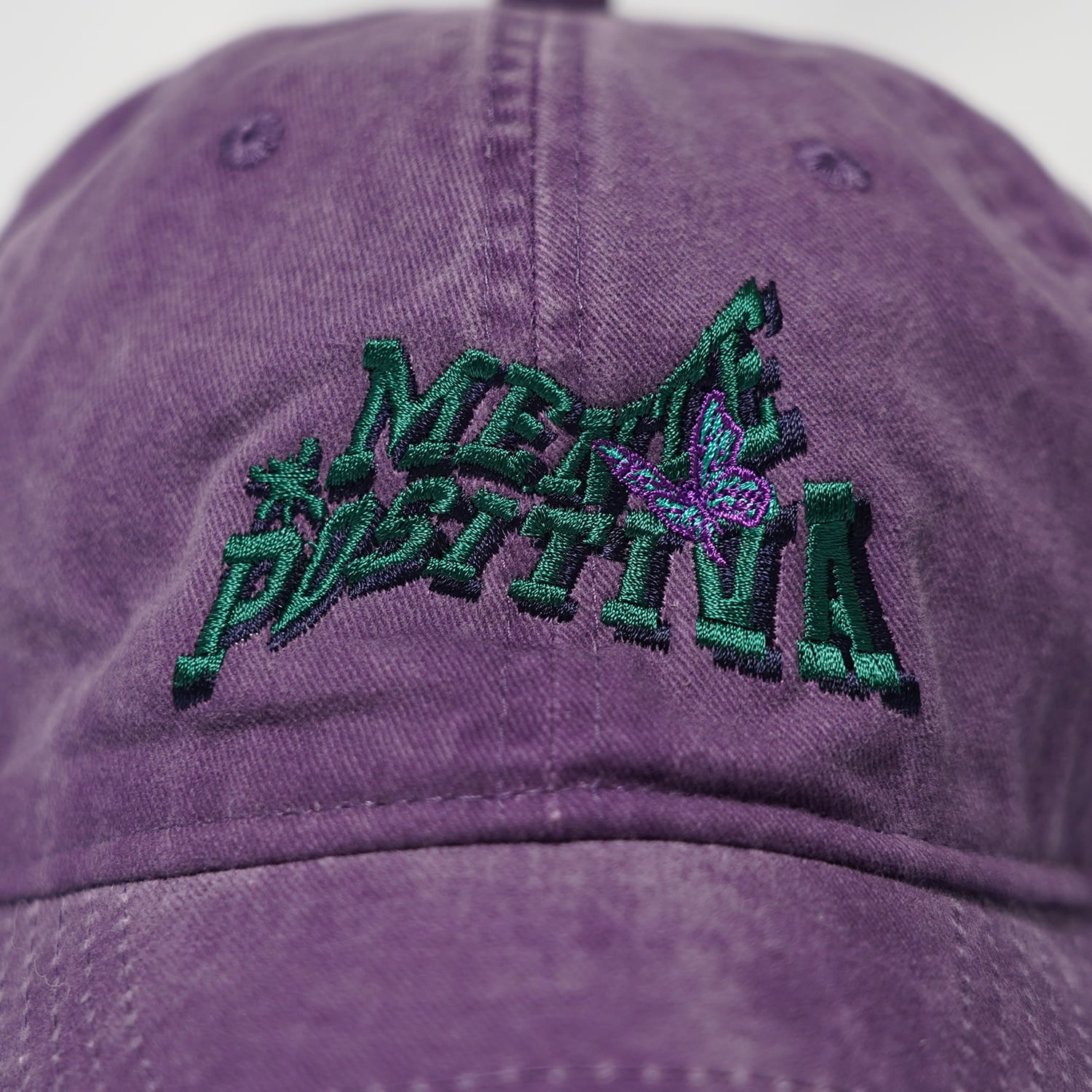 T.C.R MENTE POSITIVA WASHED LOW CAP - PURPLE