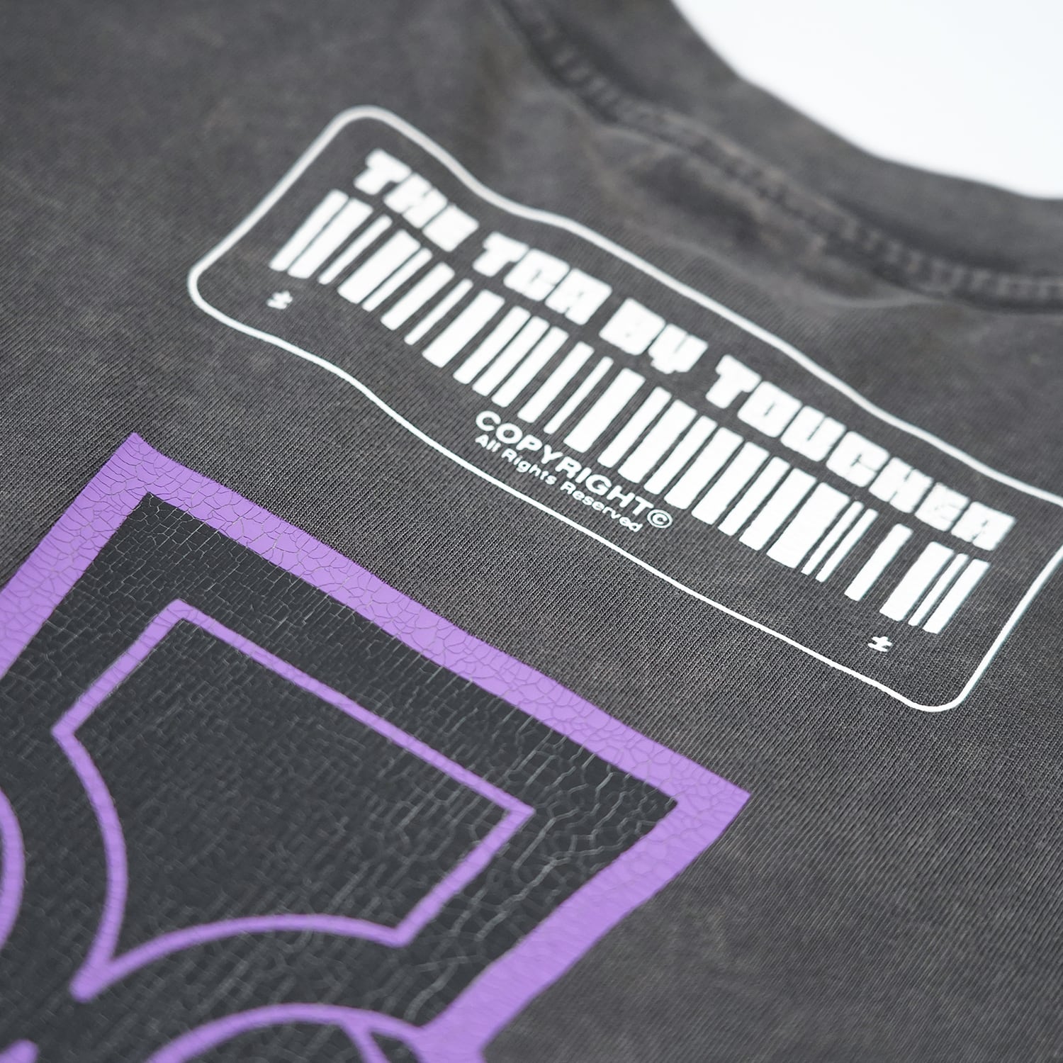 T.C.R JESUS CROSS L/S TEE - OLD GRAY