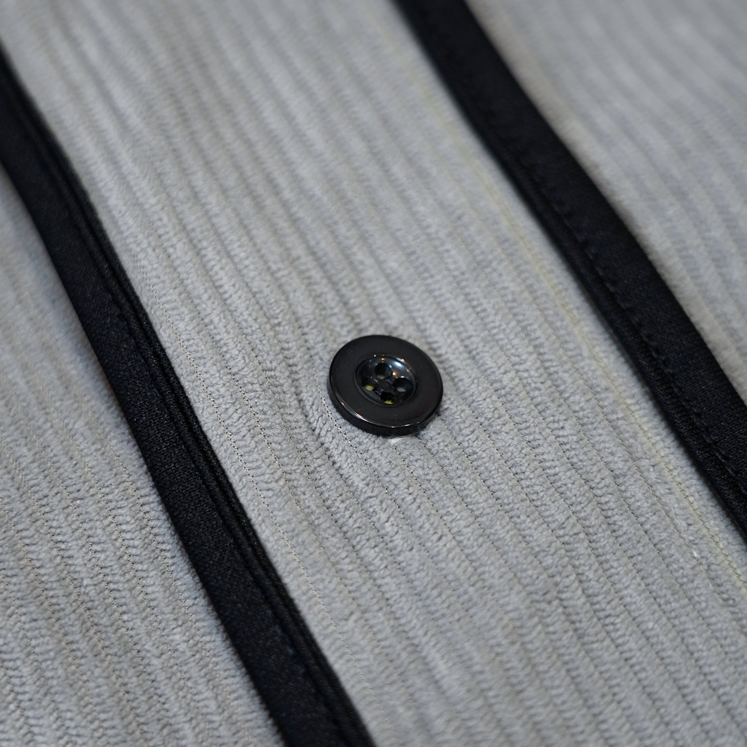T.C.R BASEBALL CORDUROY OUTERSHIRTS - GRAY