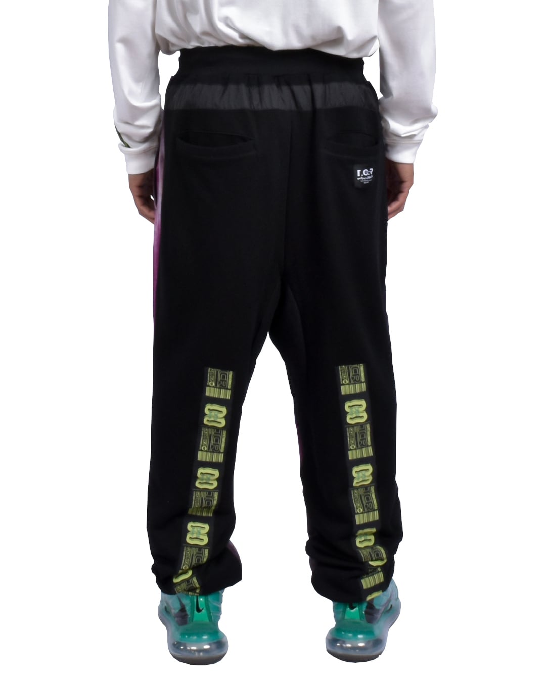 TCR ESSENTIAL TECH TIE DYE JOGGER  - PURPLE/BLACK