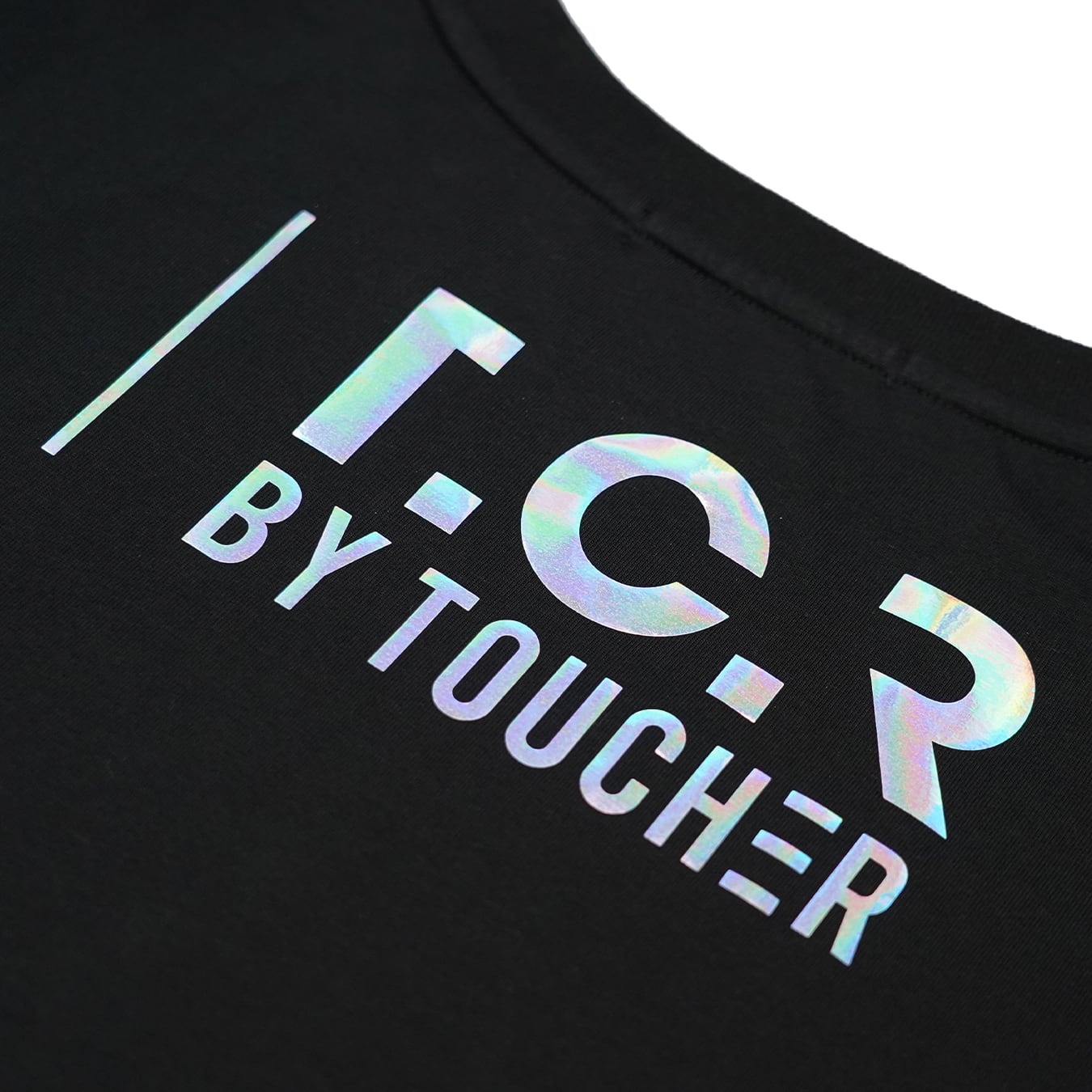 T.C.R & ID & RYHKI COLLAB OVERSIZED  S/S TEE - BLACK