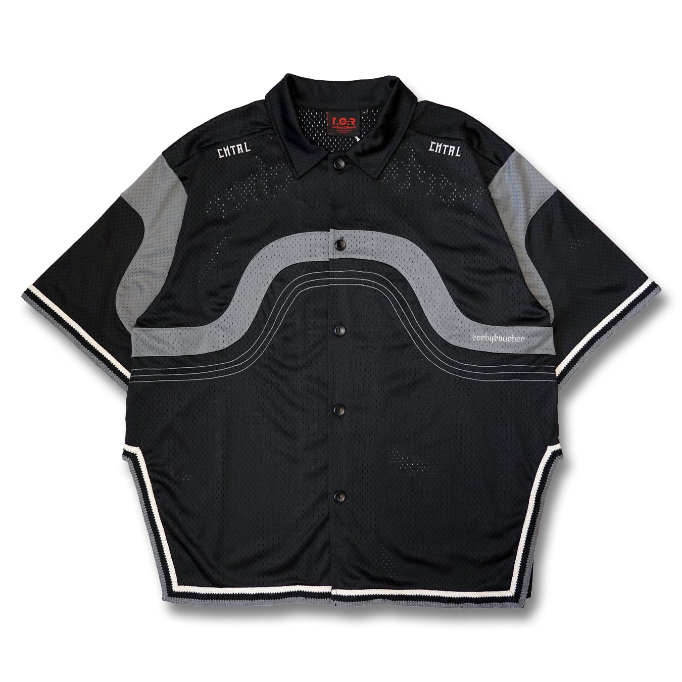 T.C.R CNTRL MESH SHIRTS - BLACK