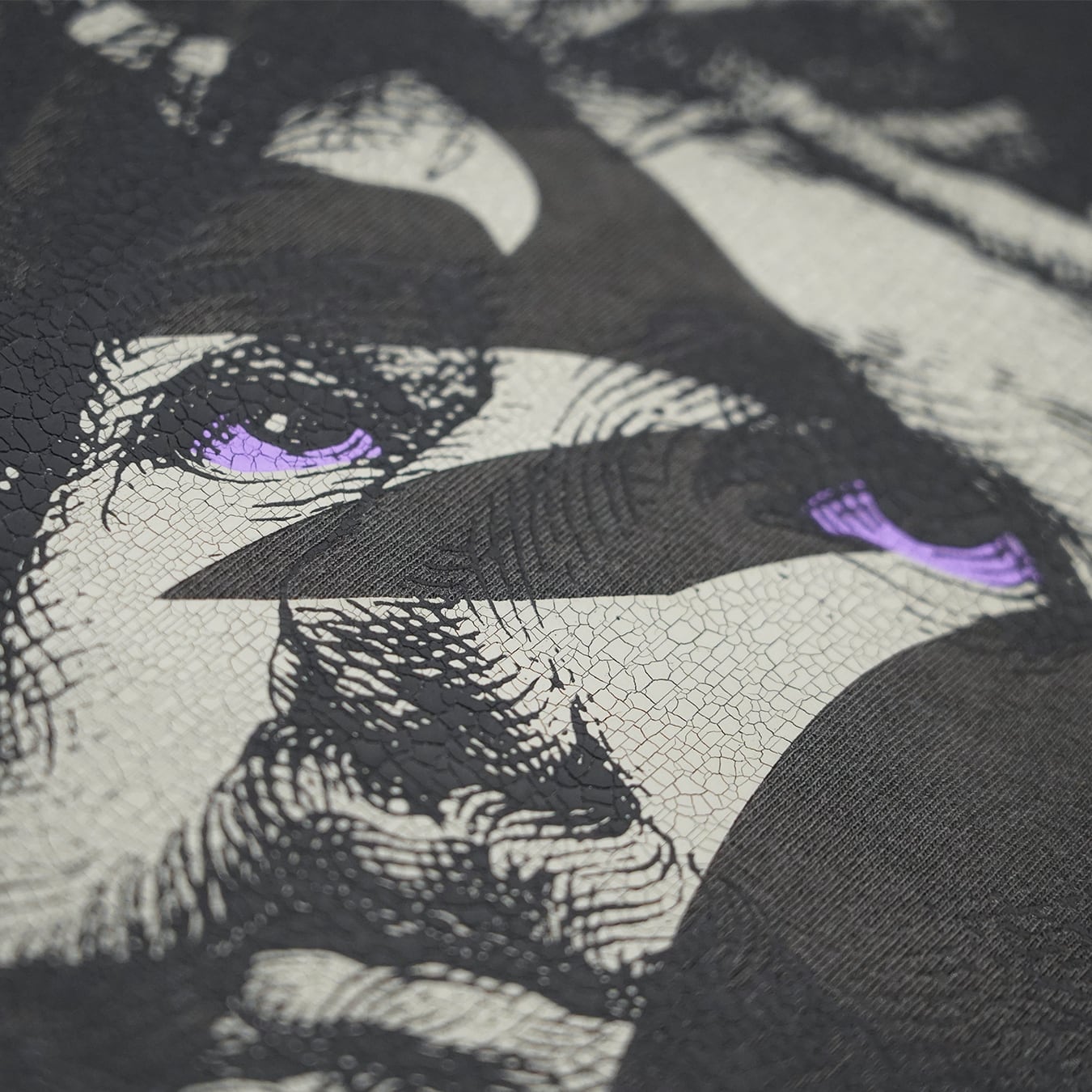 T.C.R LIGHTNING JESUS WASHED S/S TEE - DARK GRAY