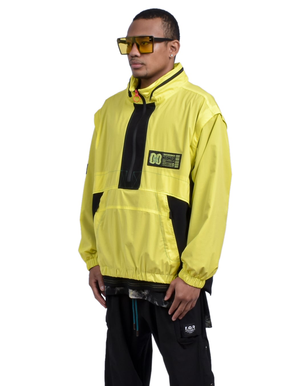 T.C.R TRICLIMATE 2WAY SHELL ANORAK V2 - YELLOW/BLACK