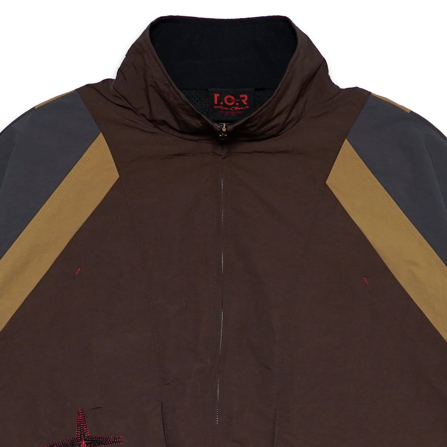 T.C.R PHASE NYLON JACKET - BROWN
