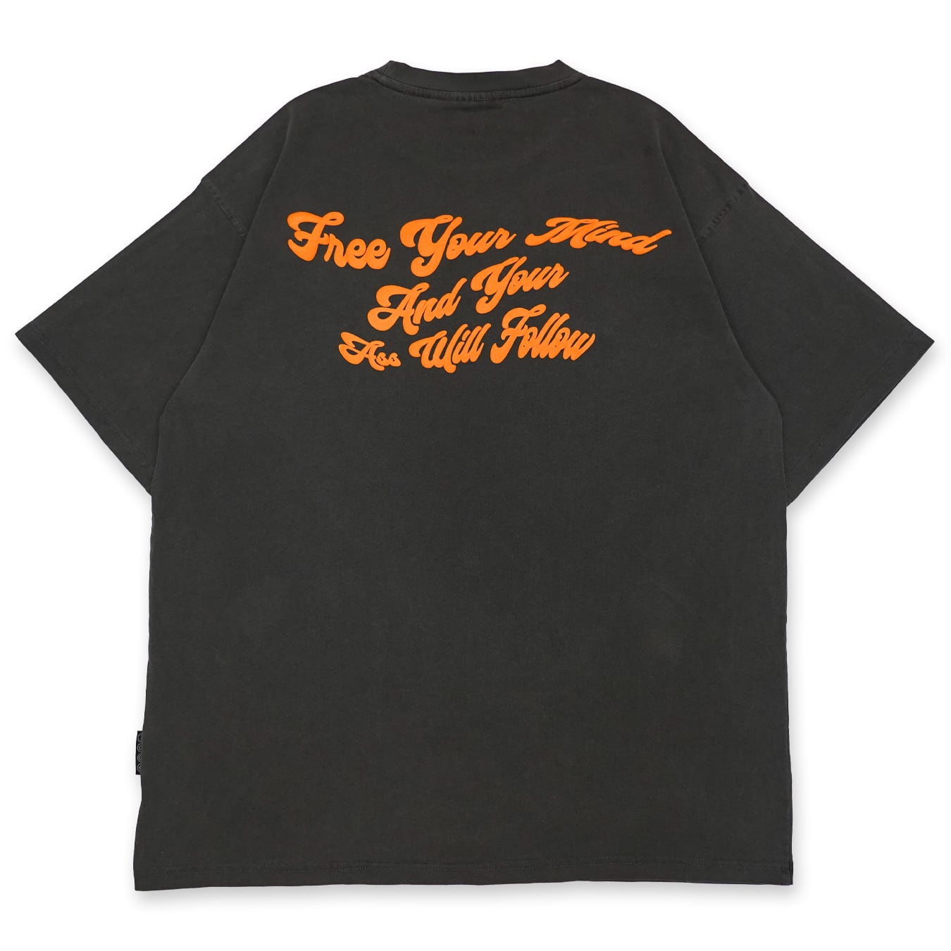 T.C.R LIGHTNING JESUS WASHED S/S TEE - DARK GRAY