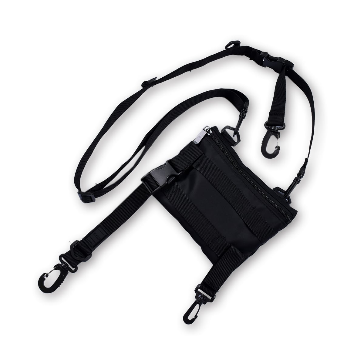 2WAY MINI SHOULDER BAG - BLACK