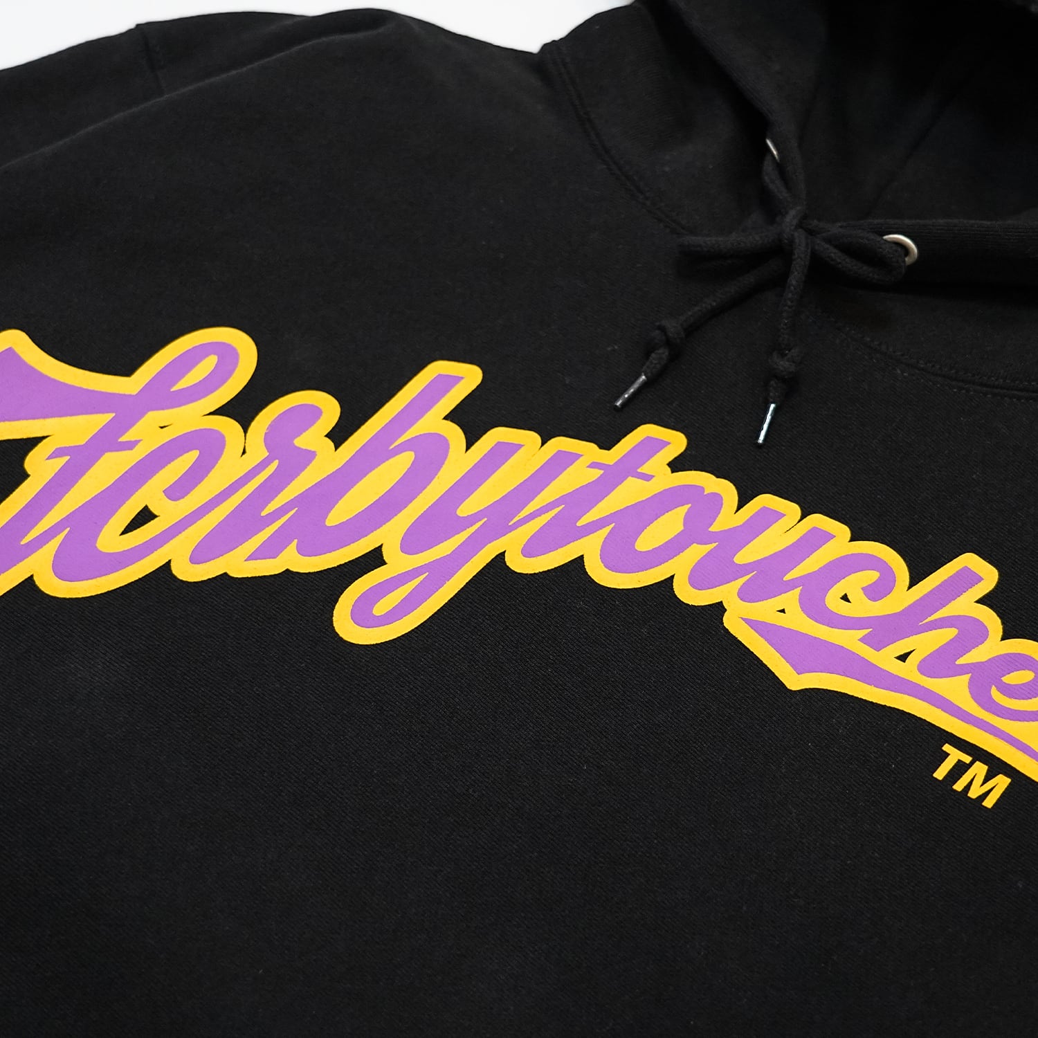 T.C.R CREW  PULLOVER HEAVY OUNCE HOODIE - BLACK