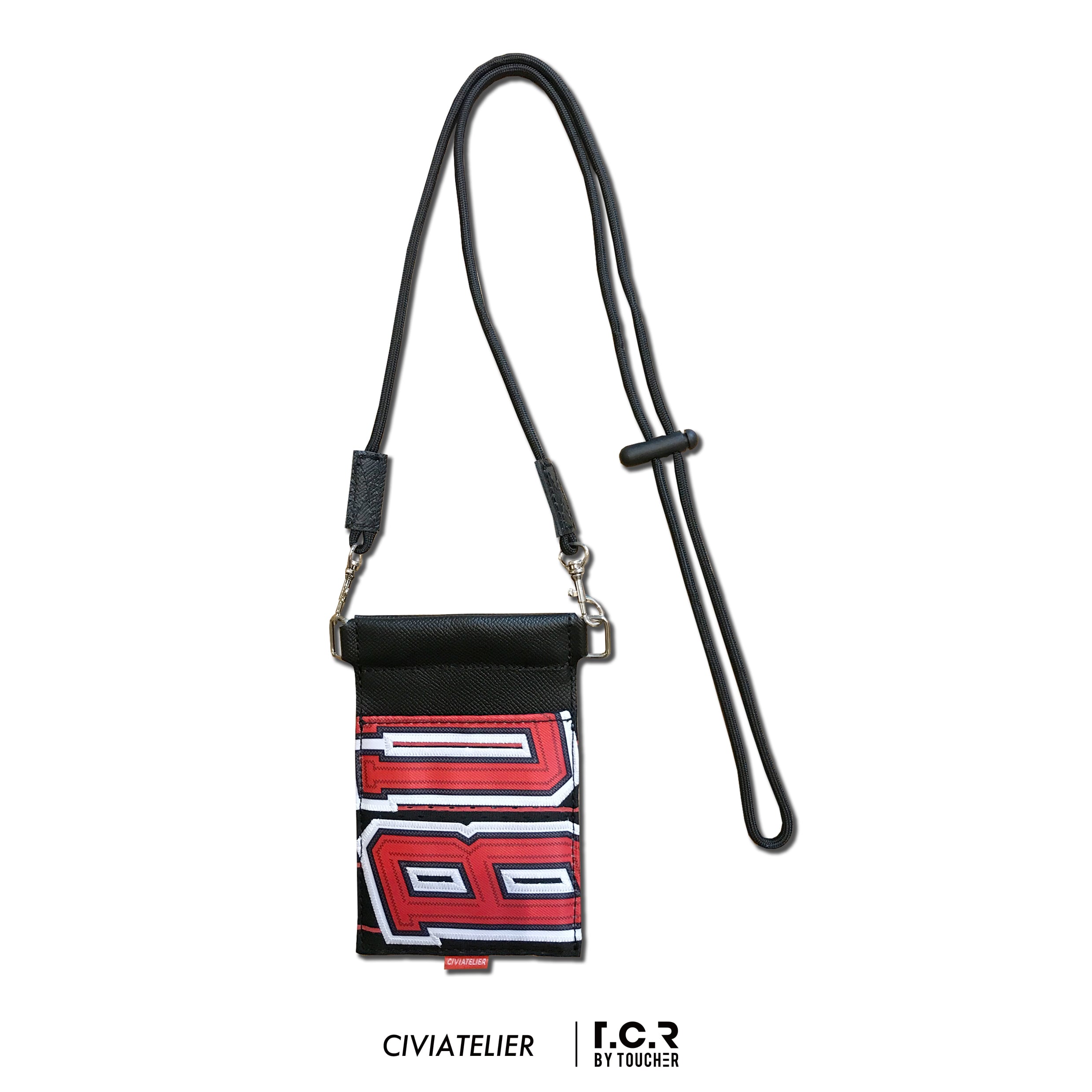 Civiatelier × T.C.R BY TOUCHER  - Vintage jersey Remake Limited Neck Wallet