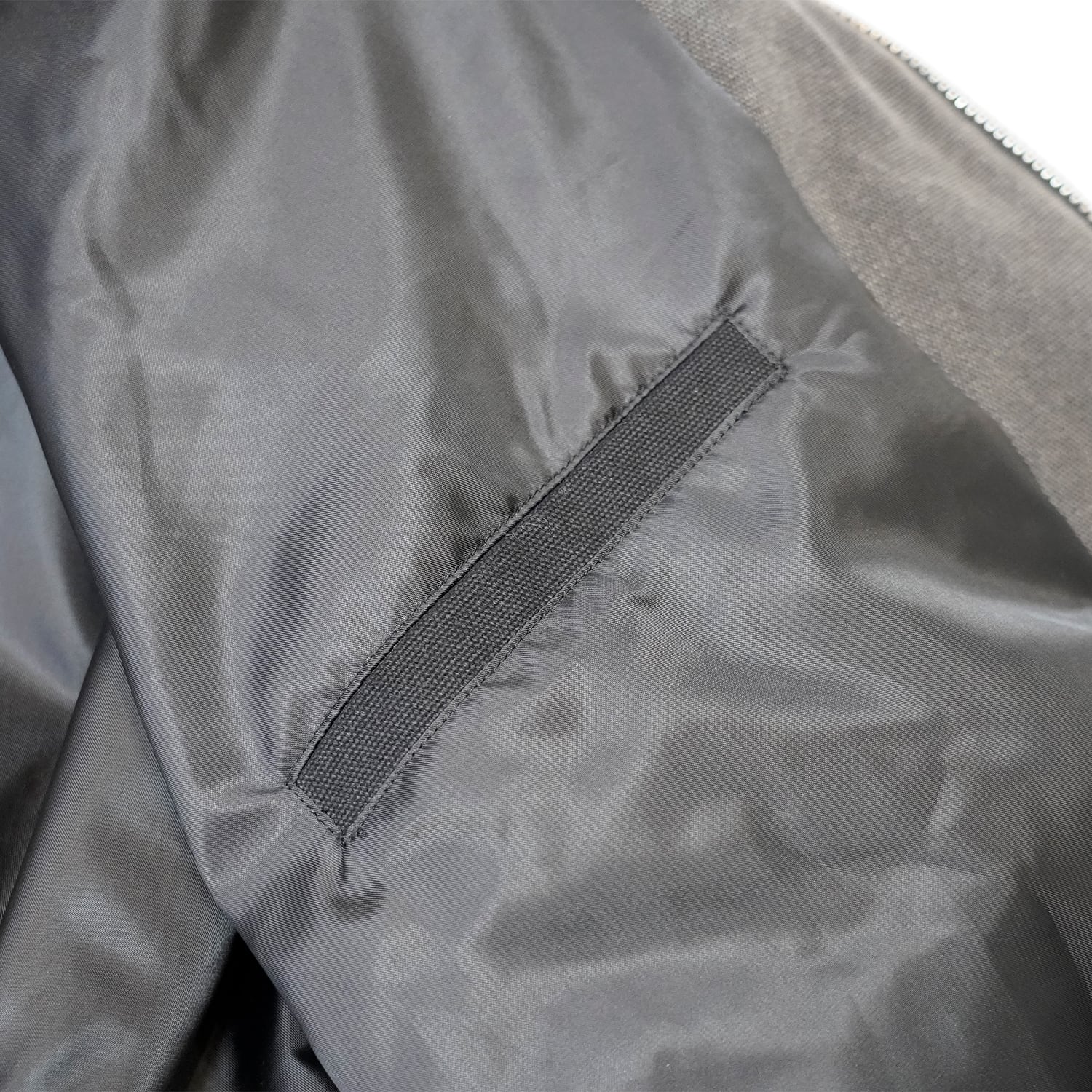 T.C.R DISTRESSED SPLICED BLOUSON - GRAY