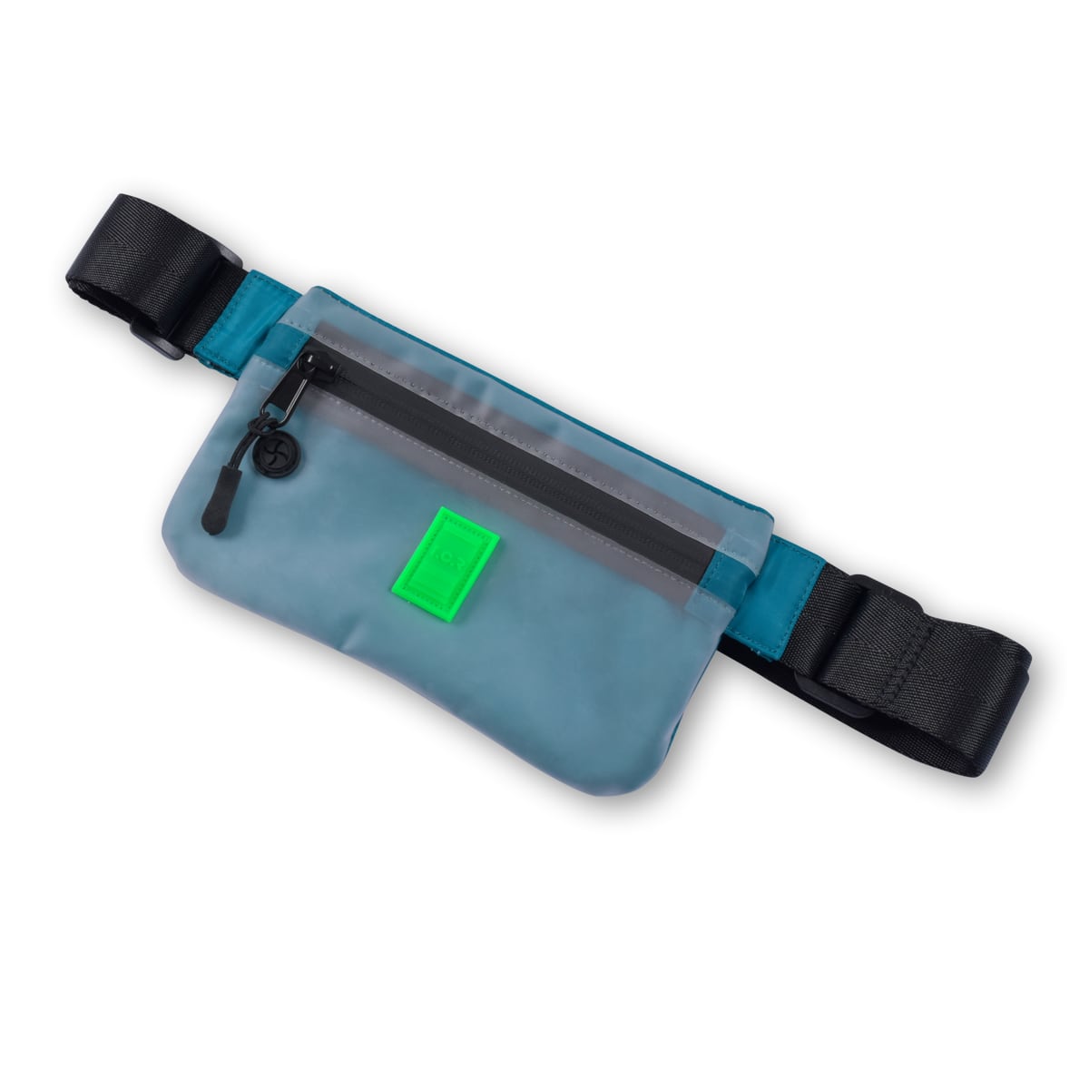 PVC MINI SHOULDER BAG - TURQUOISE