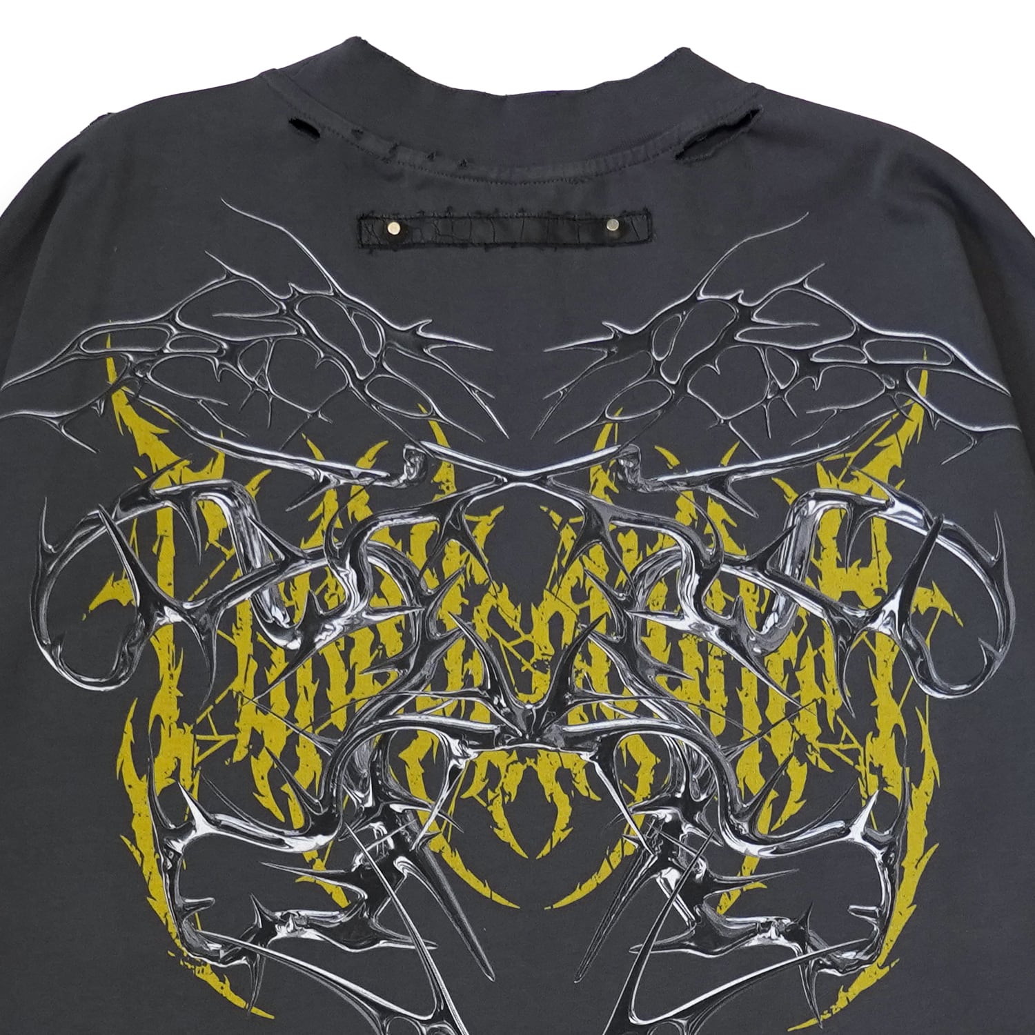 T.C.R CHROME ARMOR L/S TEE - BLACK