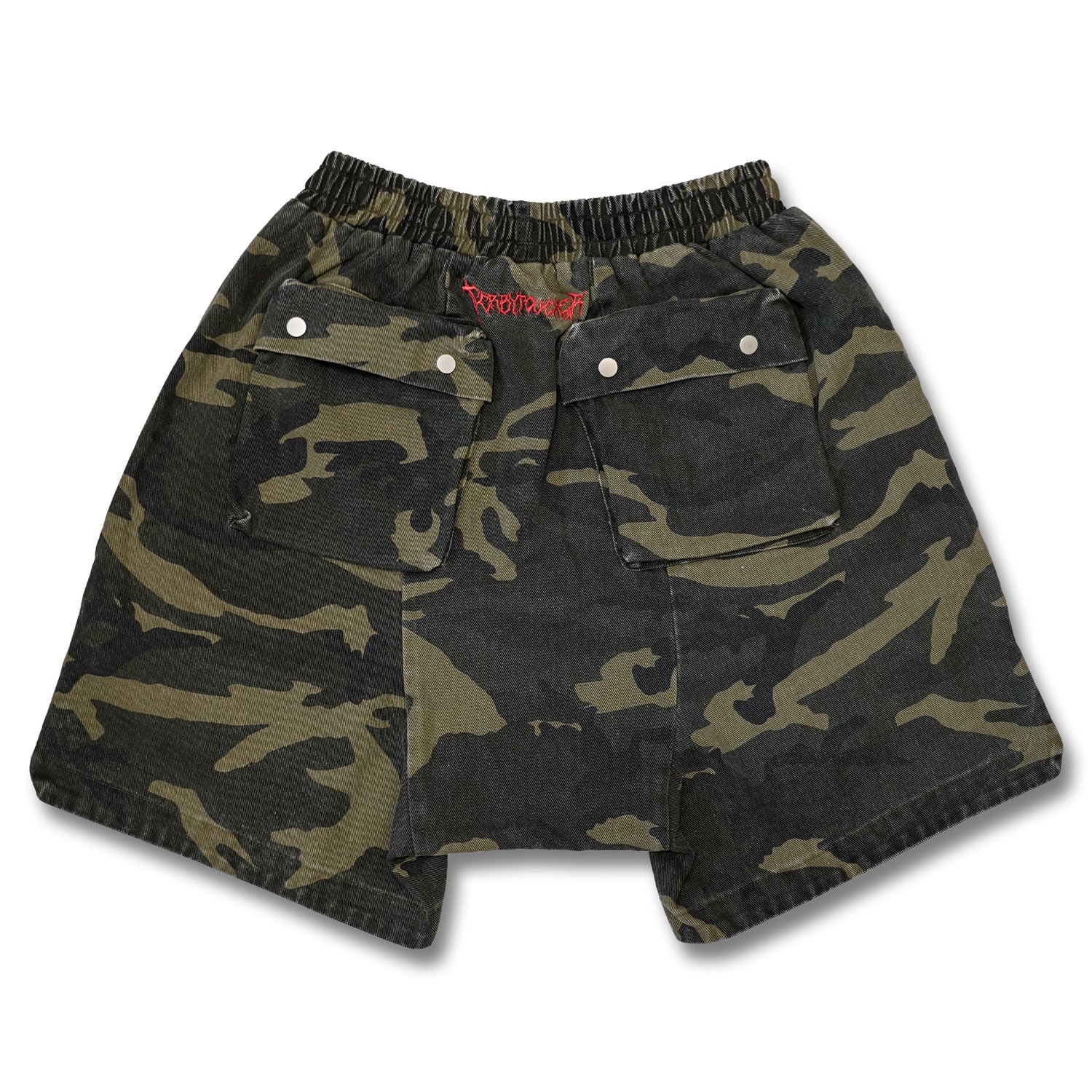 T.C.R RELAPSE MULTI POCKET SAROUEL CARGO SHORTS - CAMO