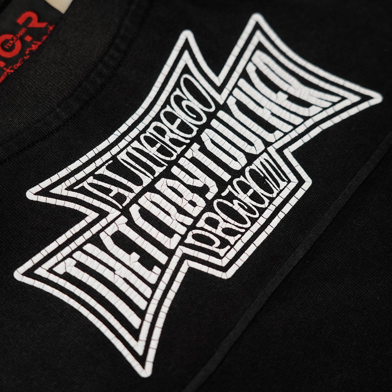T.C.R DARK RIDER WASHED SPLICED L/S TEE - BLACK
