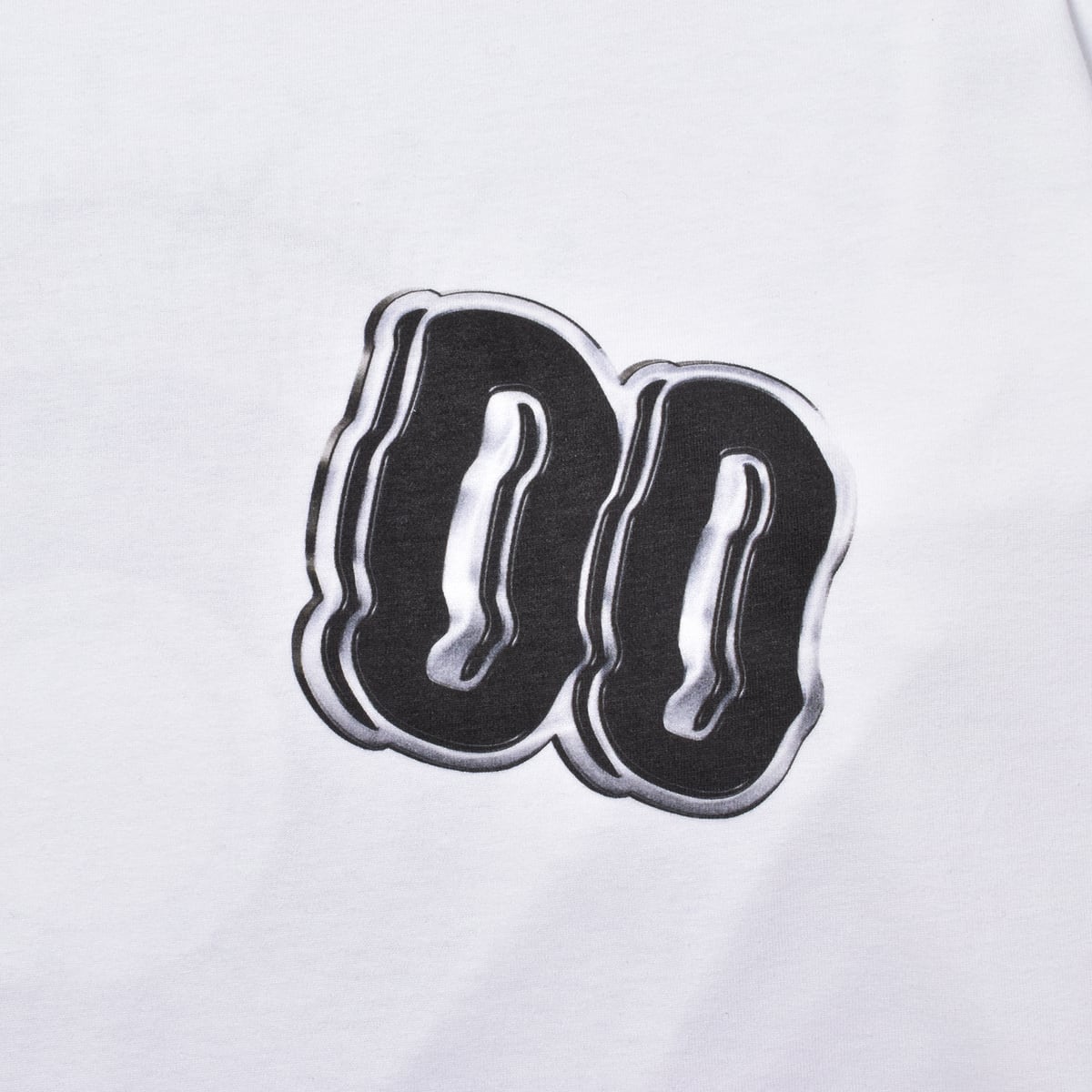 CELL OVERSIZED  L/S TEE - WHITE/YELLOW