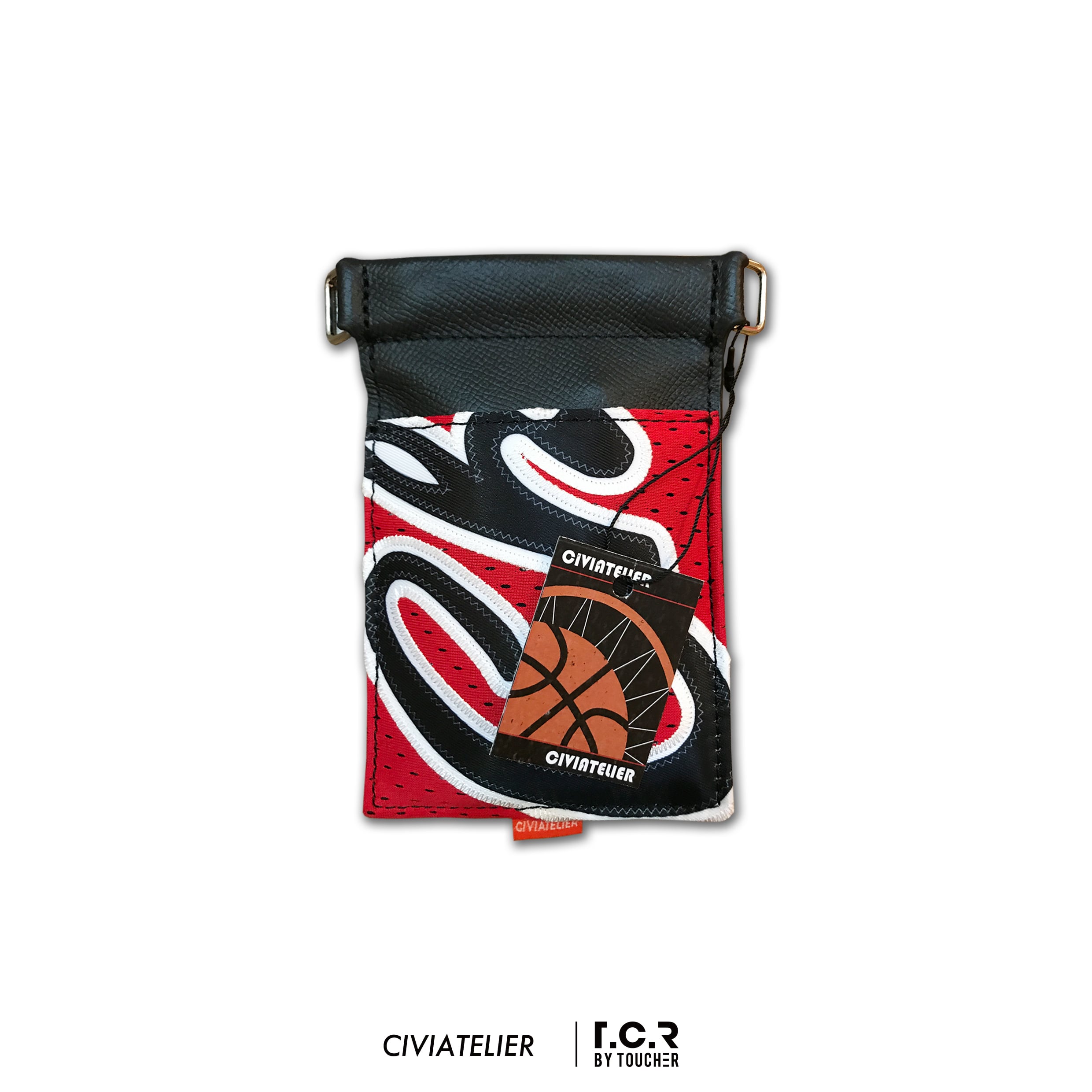 Civiatelier × T.C.R BY TOUCHER  - Vintage jersey Remake Limited Neck Wallet