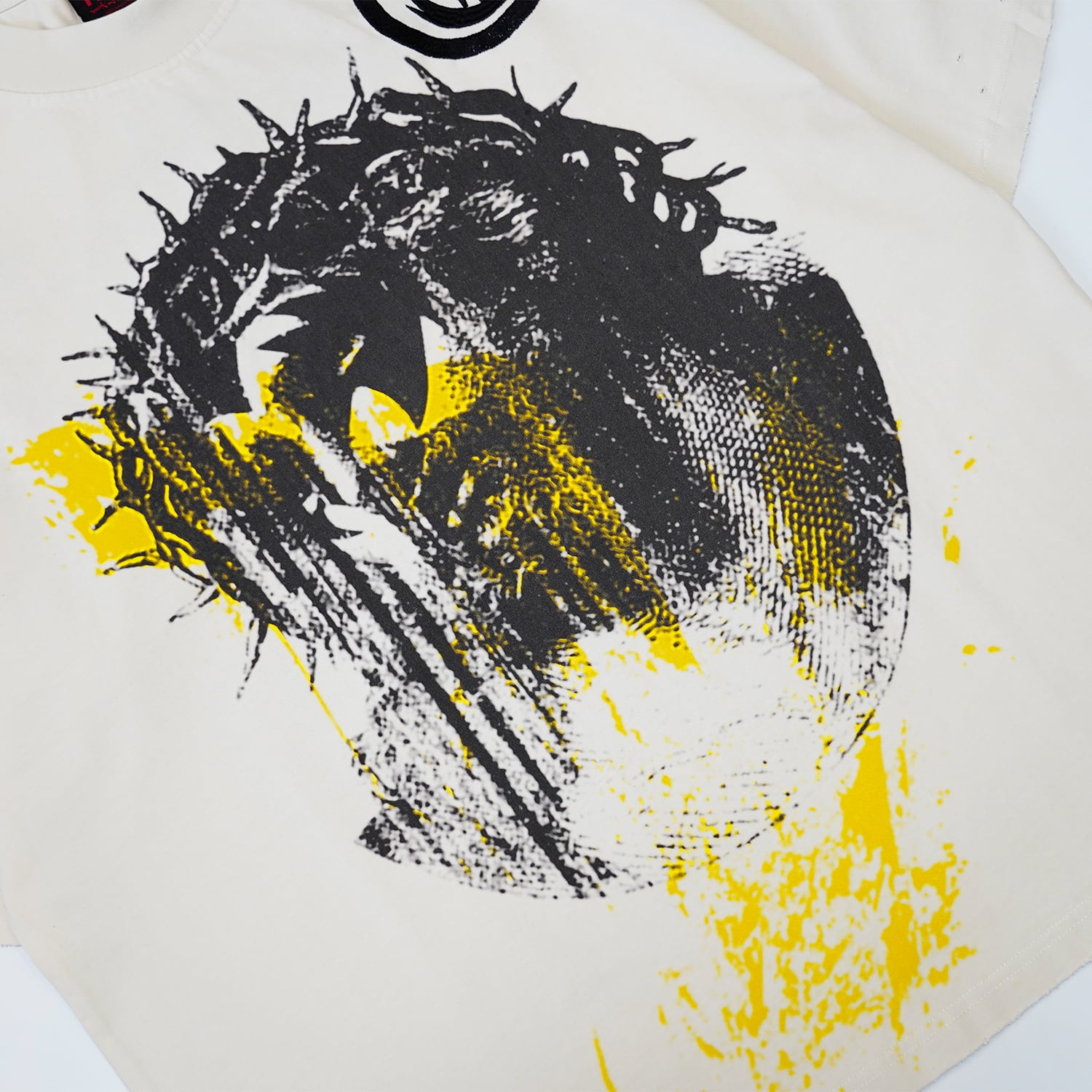 T.C.R JESUS FADE S/S TEE - CREAM