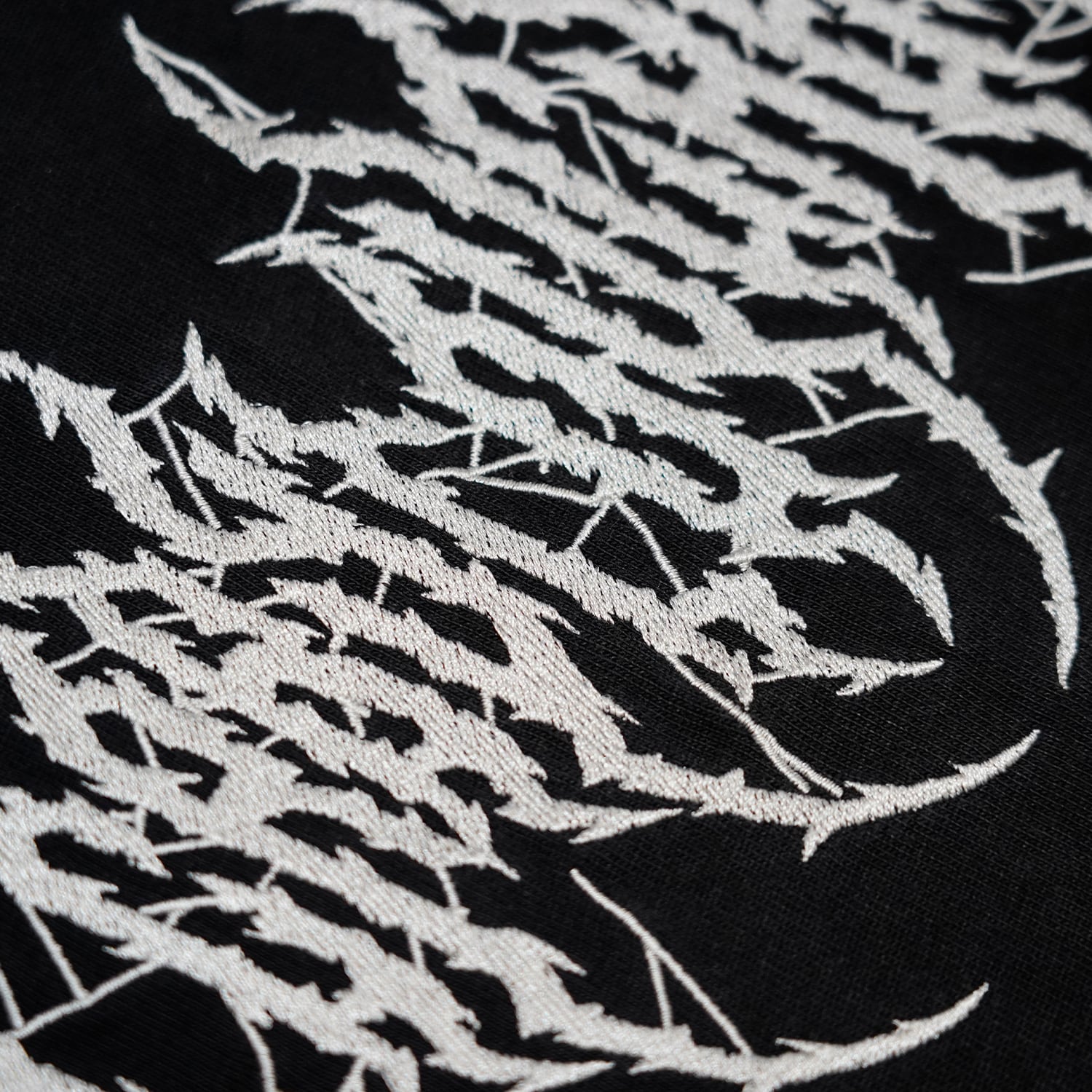 T.C.R DARK RIDER WASHED SPLICED L/S TEE - BLACK