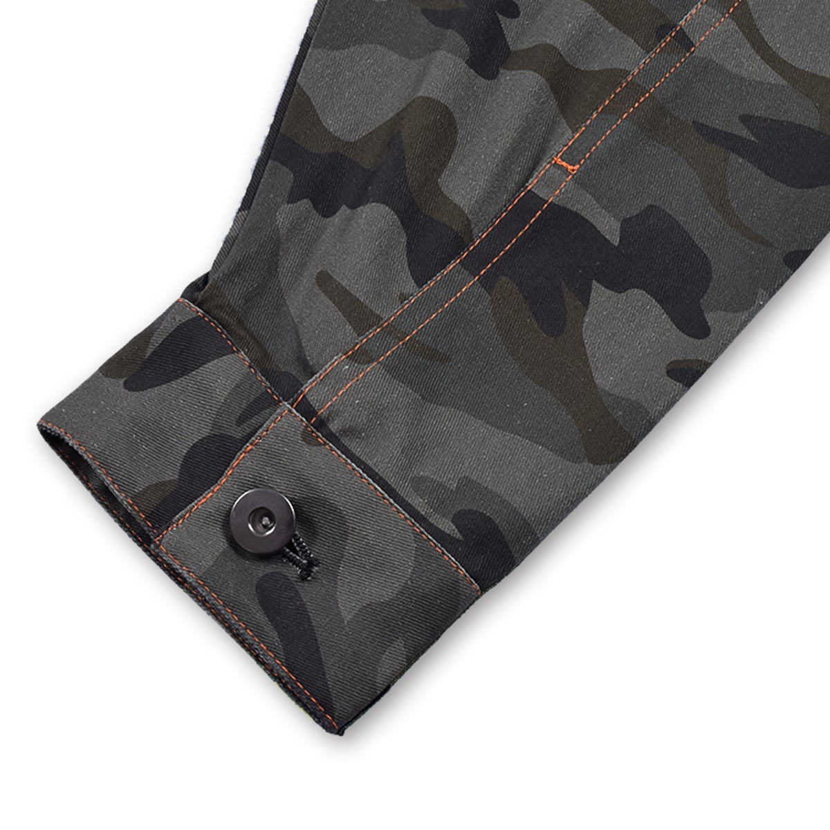 T.C.R EQUIPMENT TRUCKER JACKET V2 - BLACK/CAMO