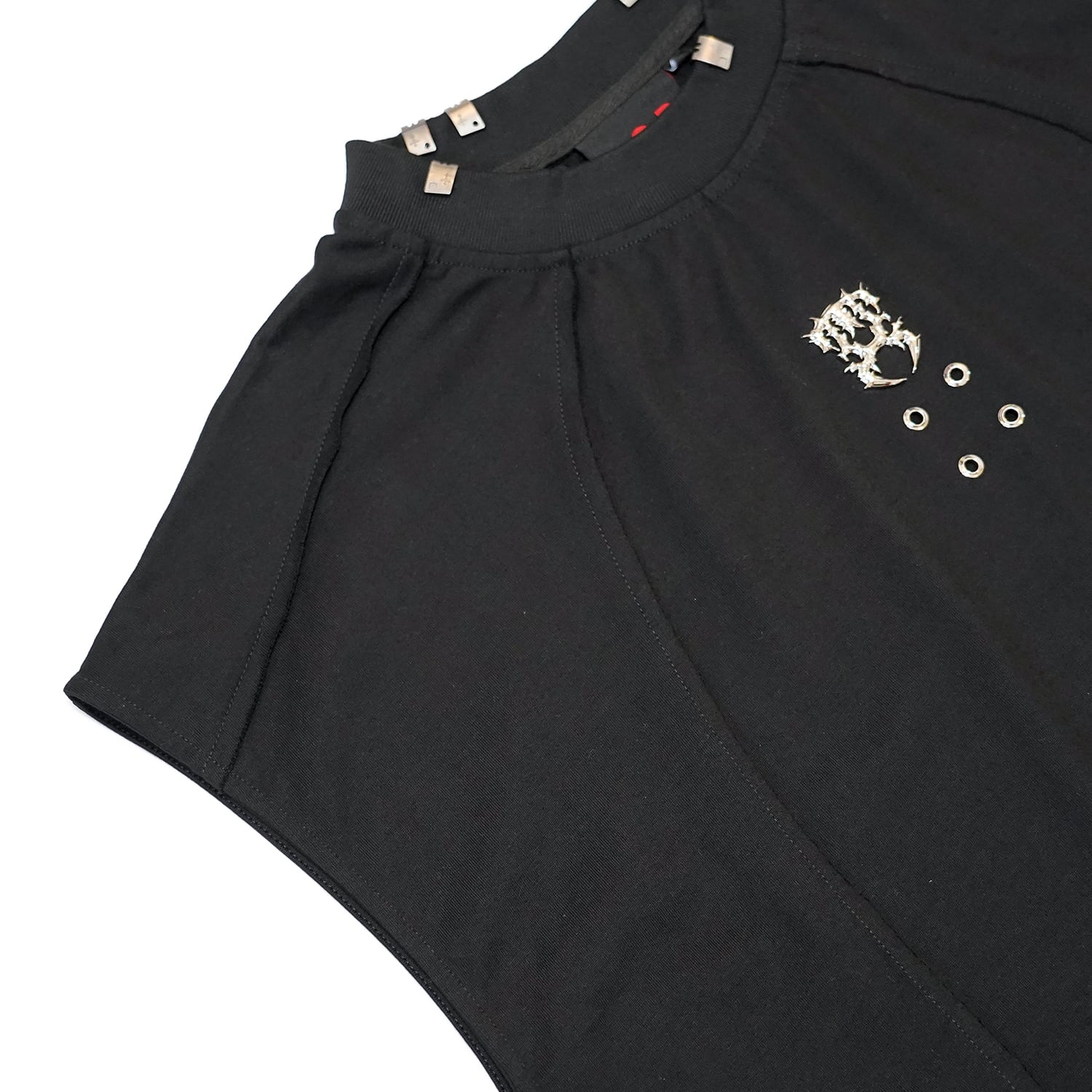 T.C.R NIGHT RAVER RECONSTRUCTION N/S TEE - BLACK