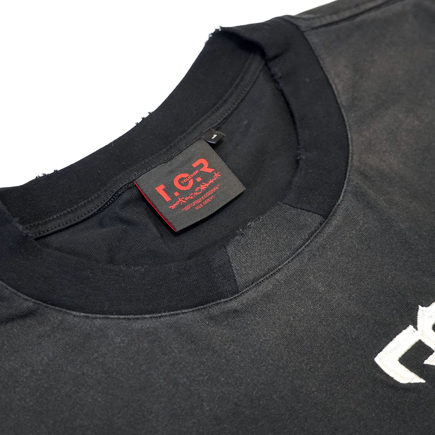 T.C.R RELAPSE FADE WASHED S/S TEE - BLACK