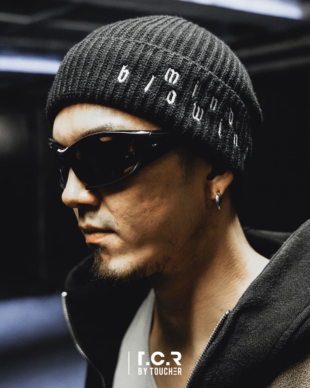 T.C.R MIND BLOWING BEANIE CAP - BLACK