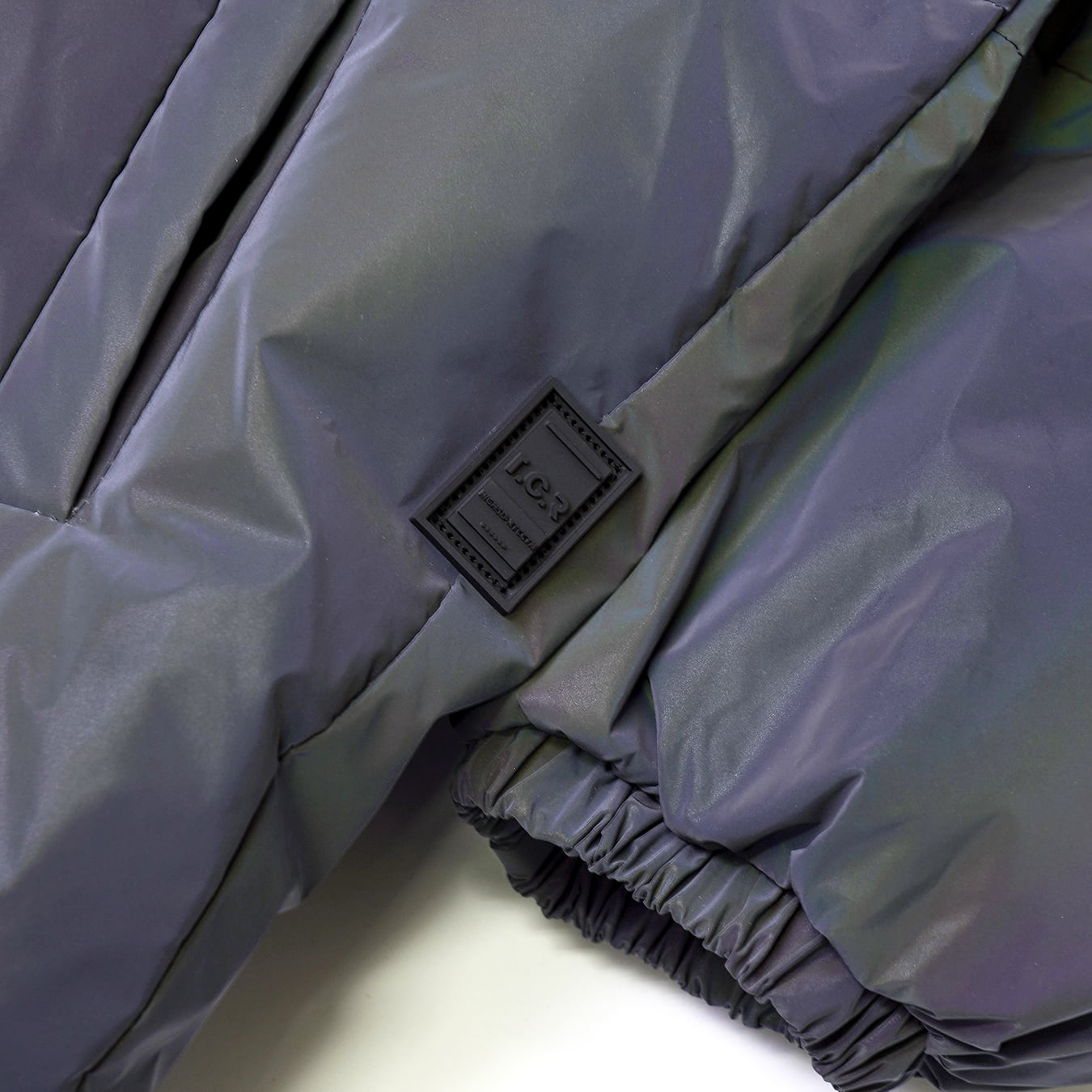REFLECTIVE PUFFER JACKET - GRAY