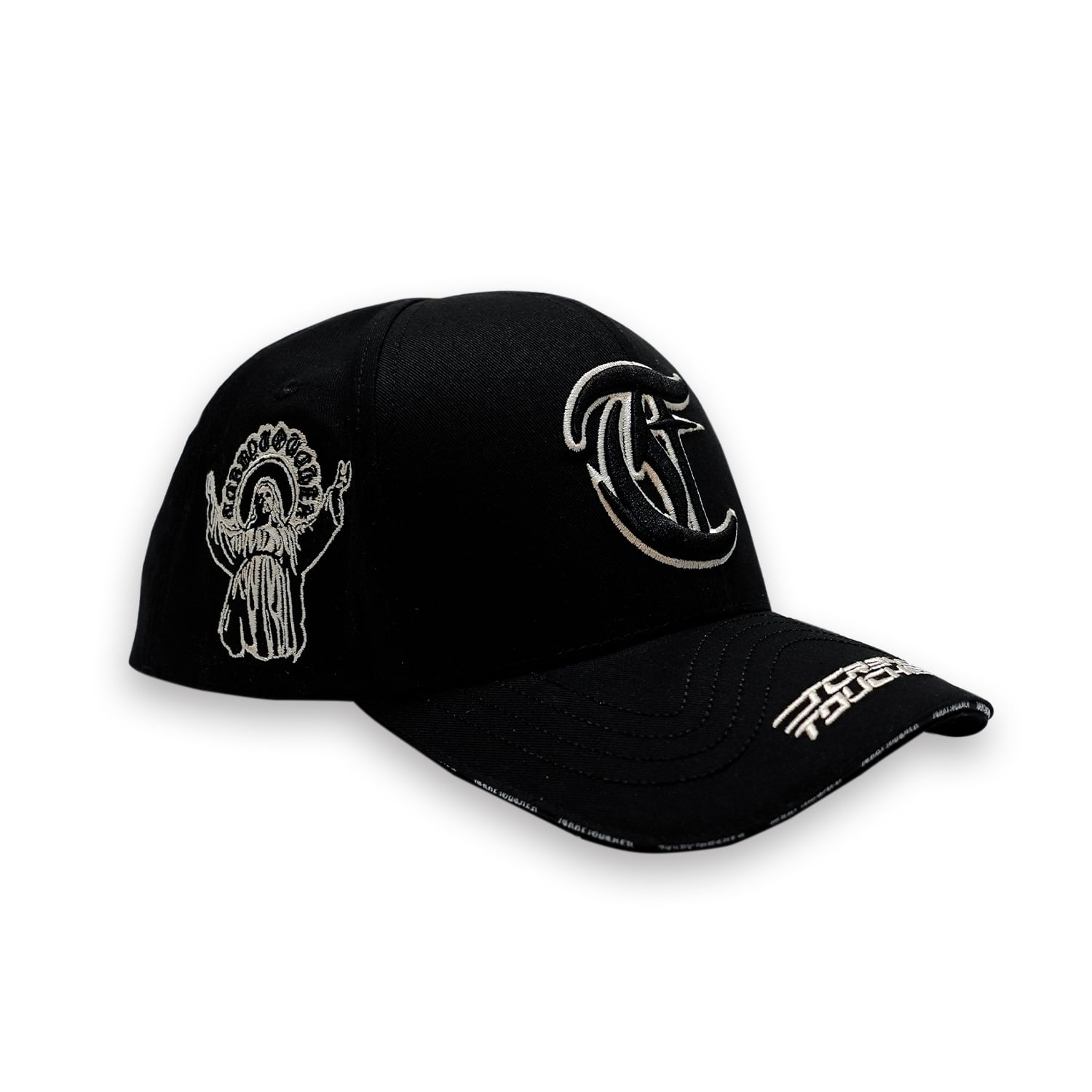 T.C.R  FREE YOUR MIND 6PANEL CAP - BLACK