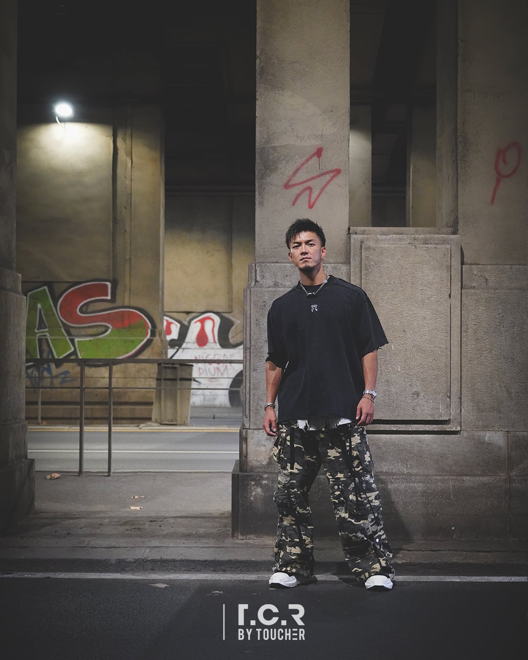 T.C.R HARDCORE S/S TEE - BLACK