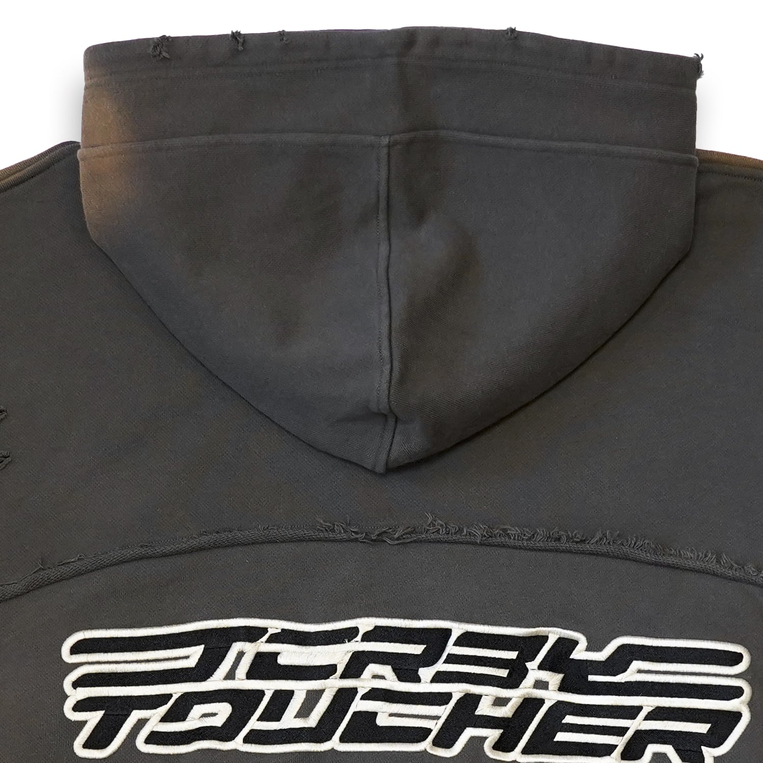 T.C.R THRONES ACID HOODIE - GRAY