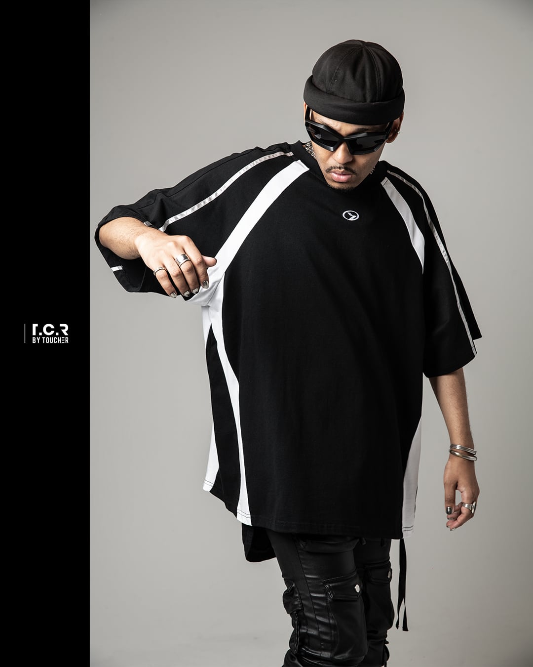 T.C.R EXTREME SPLICING S/S TEE - BLACK