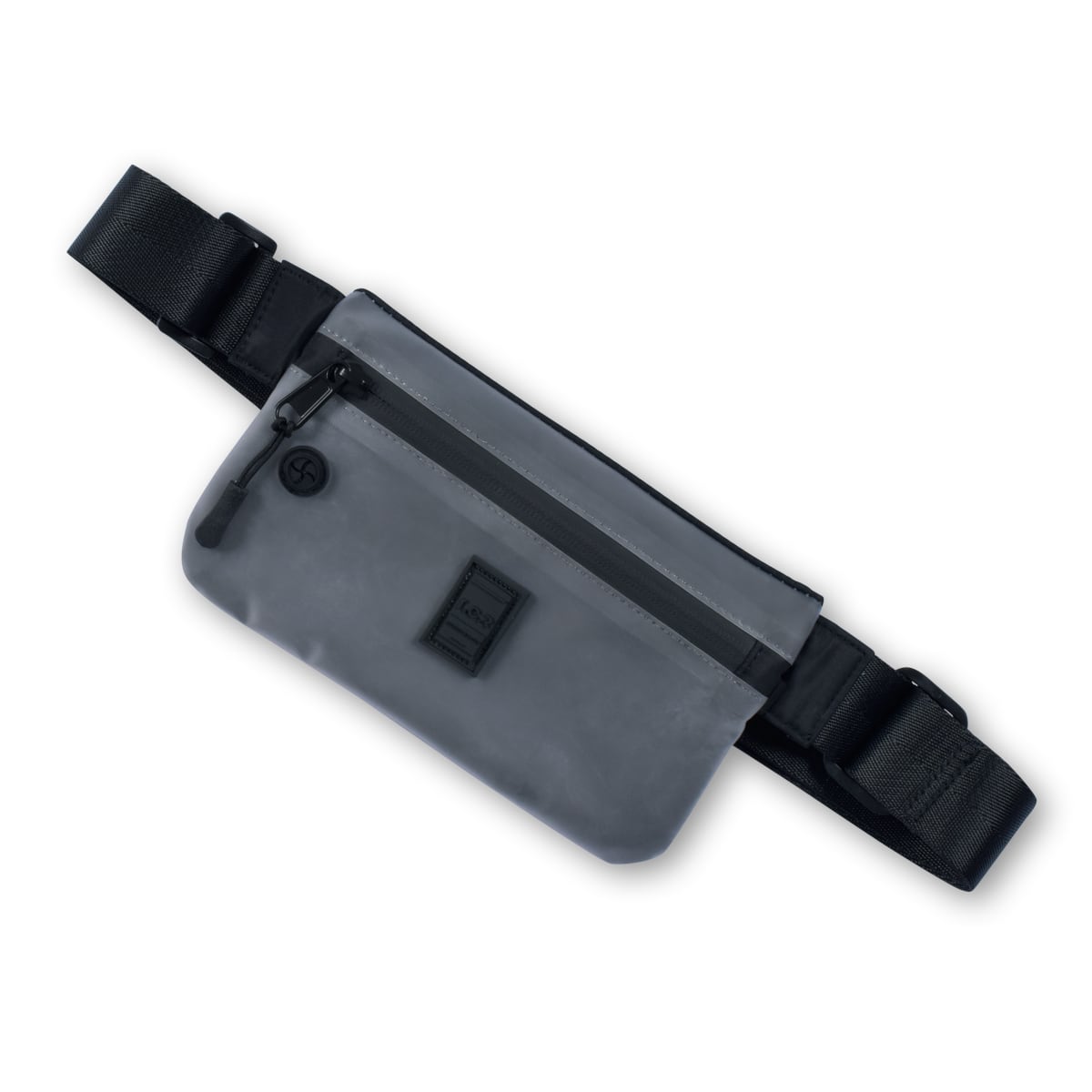 PVC MINI SHOULDER BAG - BLACK
