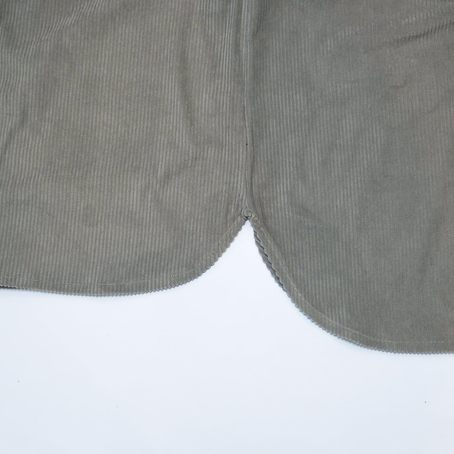 T.C.R BASEBALL CORDUROY OUTERSHIRTS - GRAY