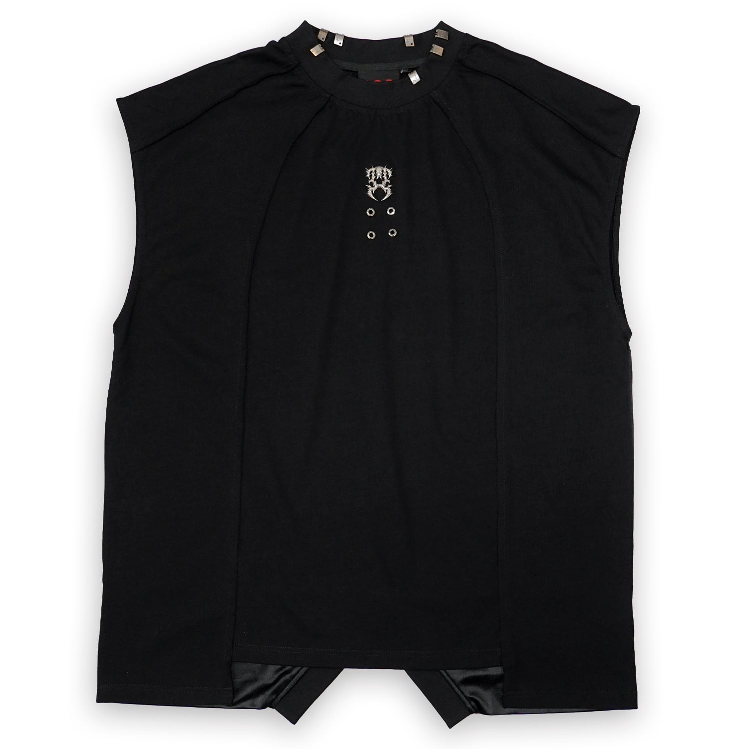 T.C.R NIGHT RAVER RECONSTRUCTION N/S TEE - BLACK
